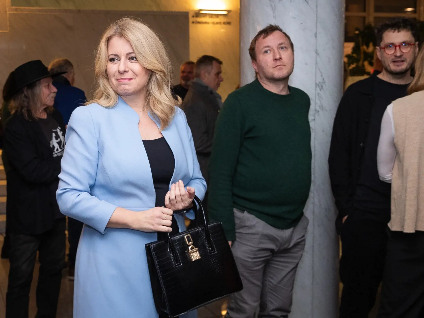 Slávnostná premiéra filmu Emília. Na snímke prezidentka Zuzana Čaputová.