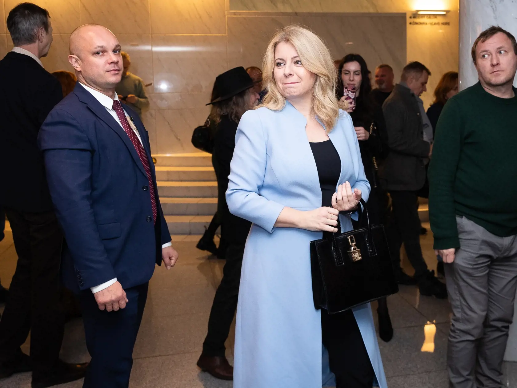 Slávnostná premiéra filmu Emília. Na snímke prezidentka Zuzana Čaputová.