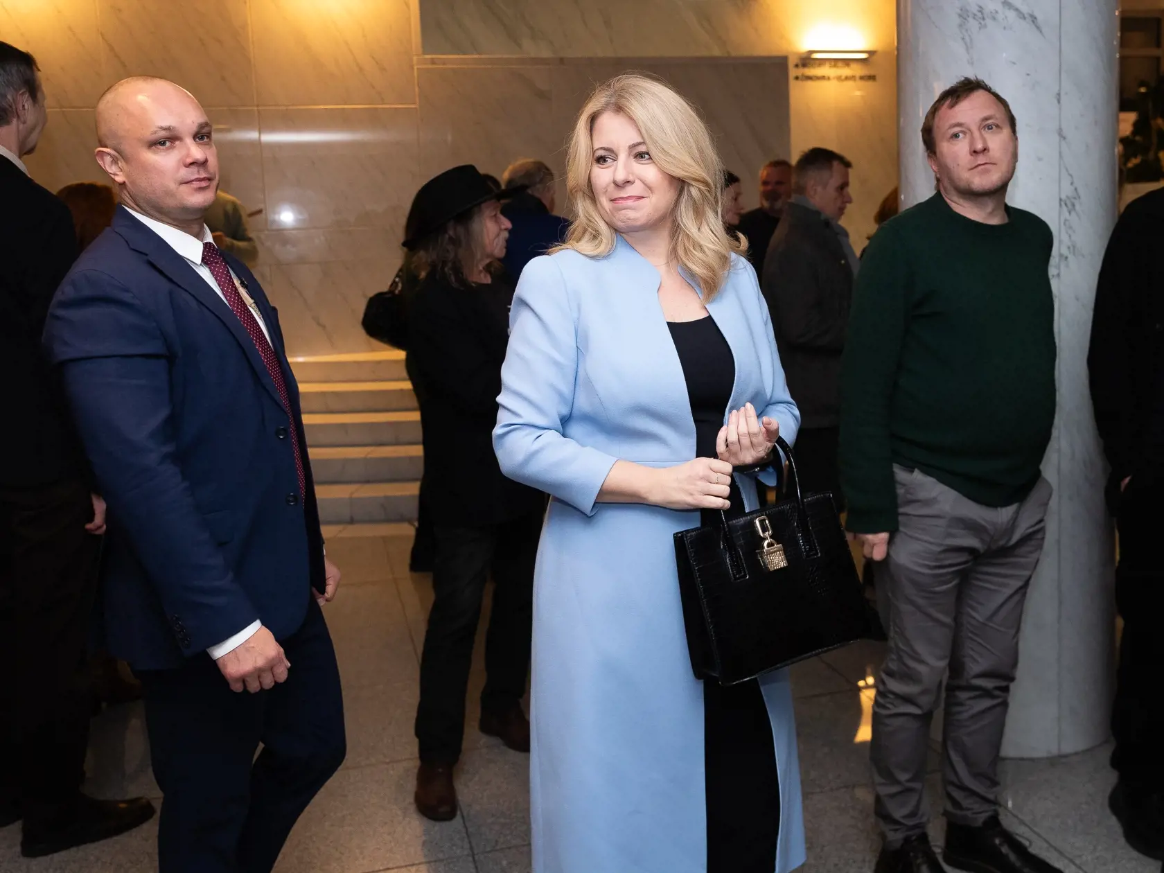 Slávnostná premiéra filmu Emília. Na snímke prezidentka Zuzana Čaputová.