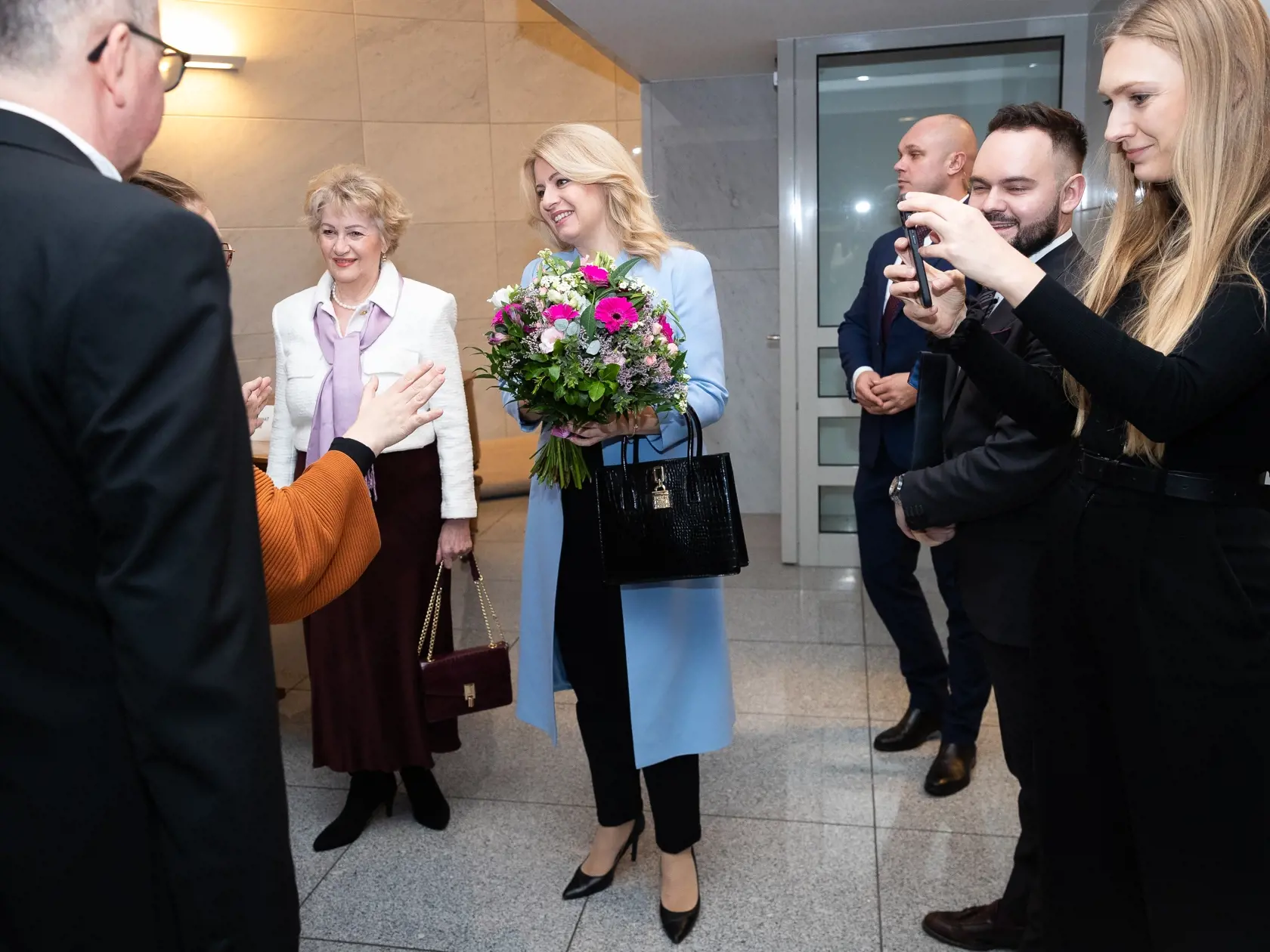 Slávnostná premiéra filmu Emília. Na snímke prezidentka Zuzana Čaputová.