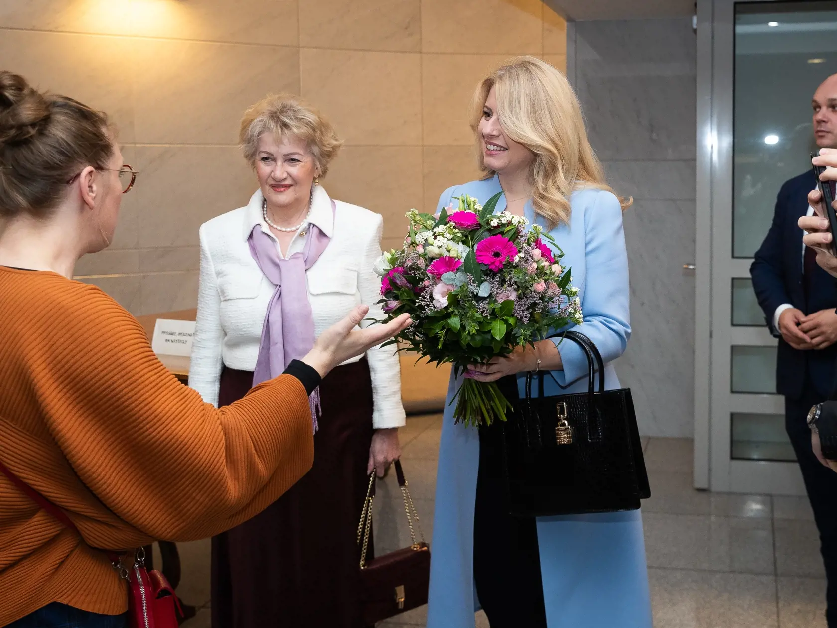 Slávnostná premiéra filmu Emília. Na snímke prezidentka Zuzana Čaputová.