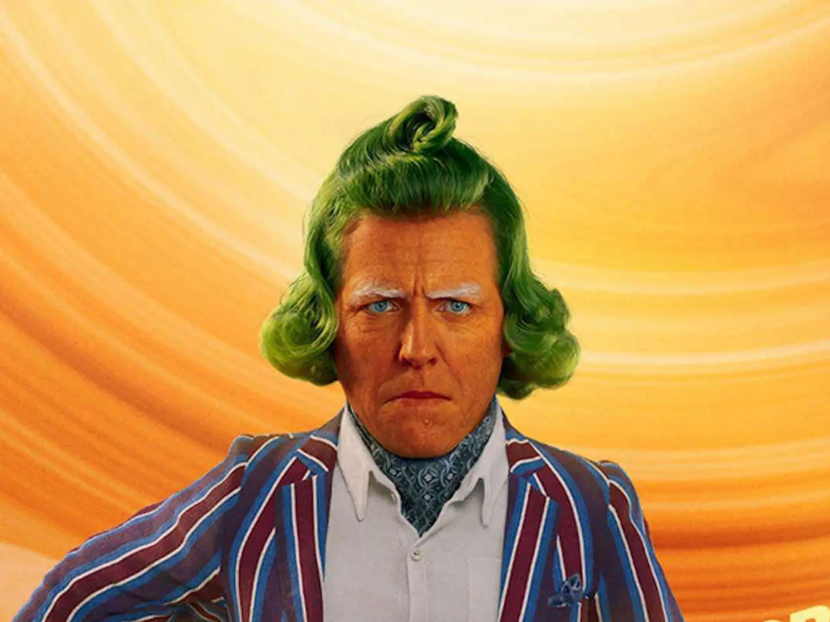 Tanečník Matej Chren pripomínal postavu Umpa-lumpu z nového muzikálu Wonka. Toho si zahral Hugh Grant. 