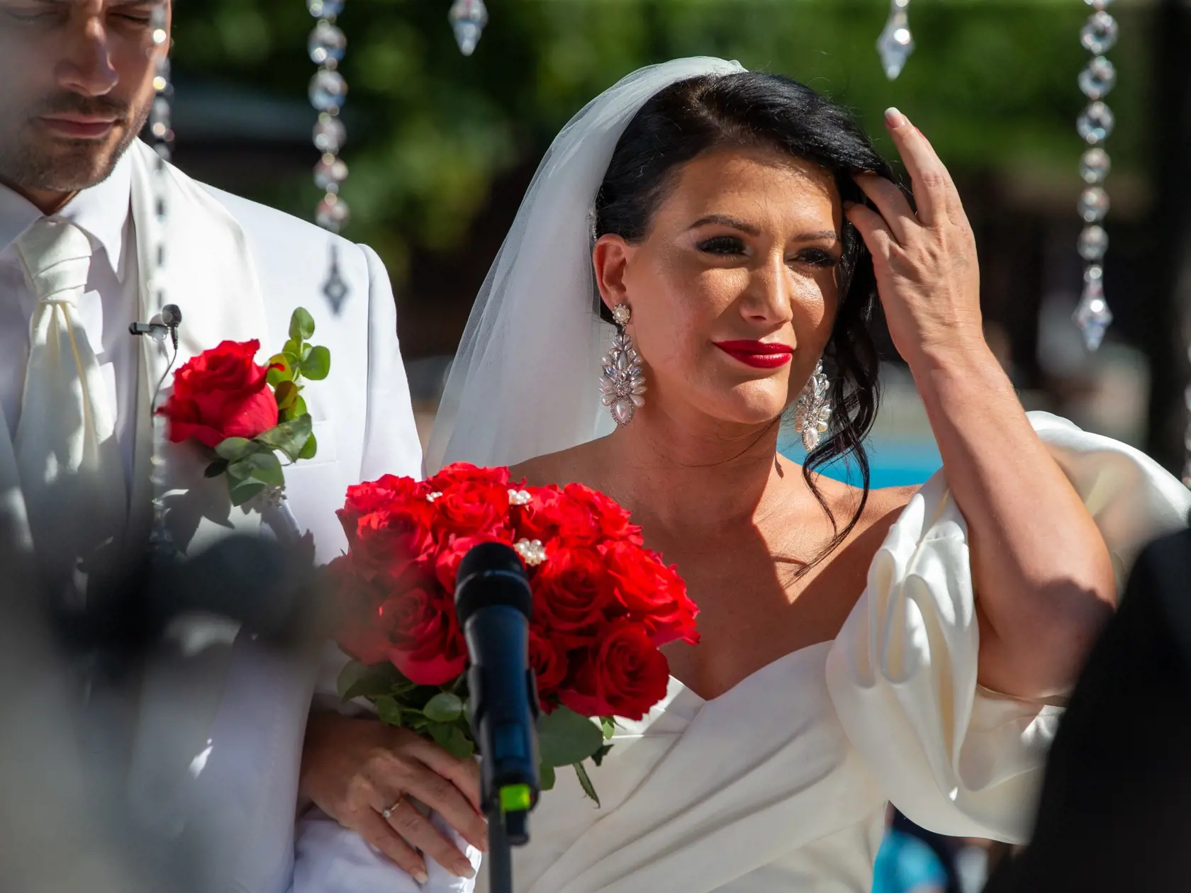 Na snímke je svadobný obrad Janky Cigánikovej a Daniela Bittó. 