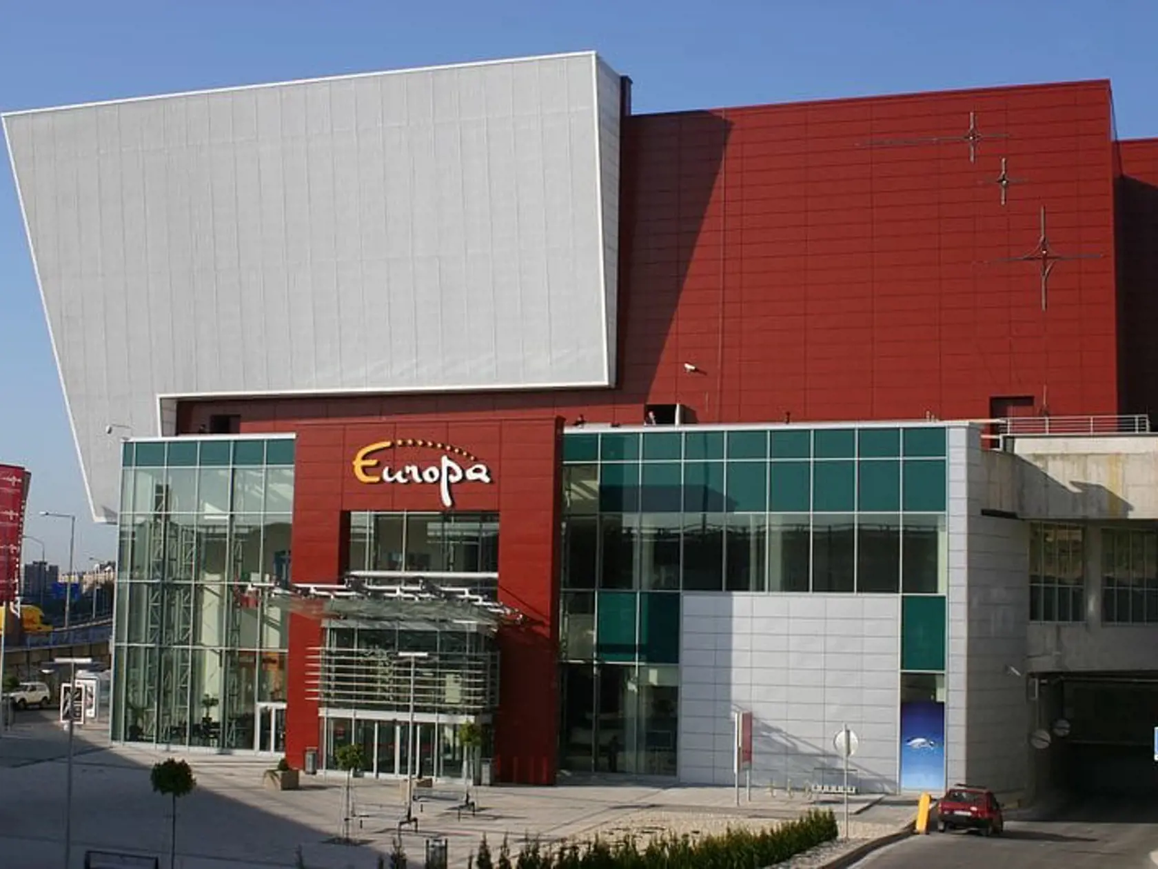 Nákupné centrum Europa v Banskej Bystrici.