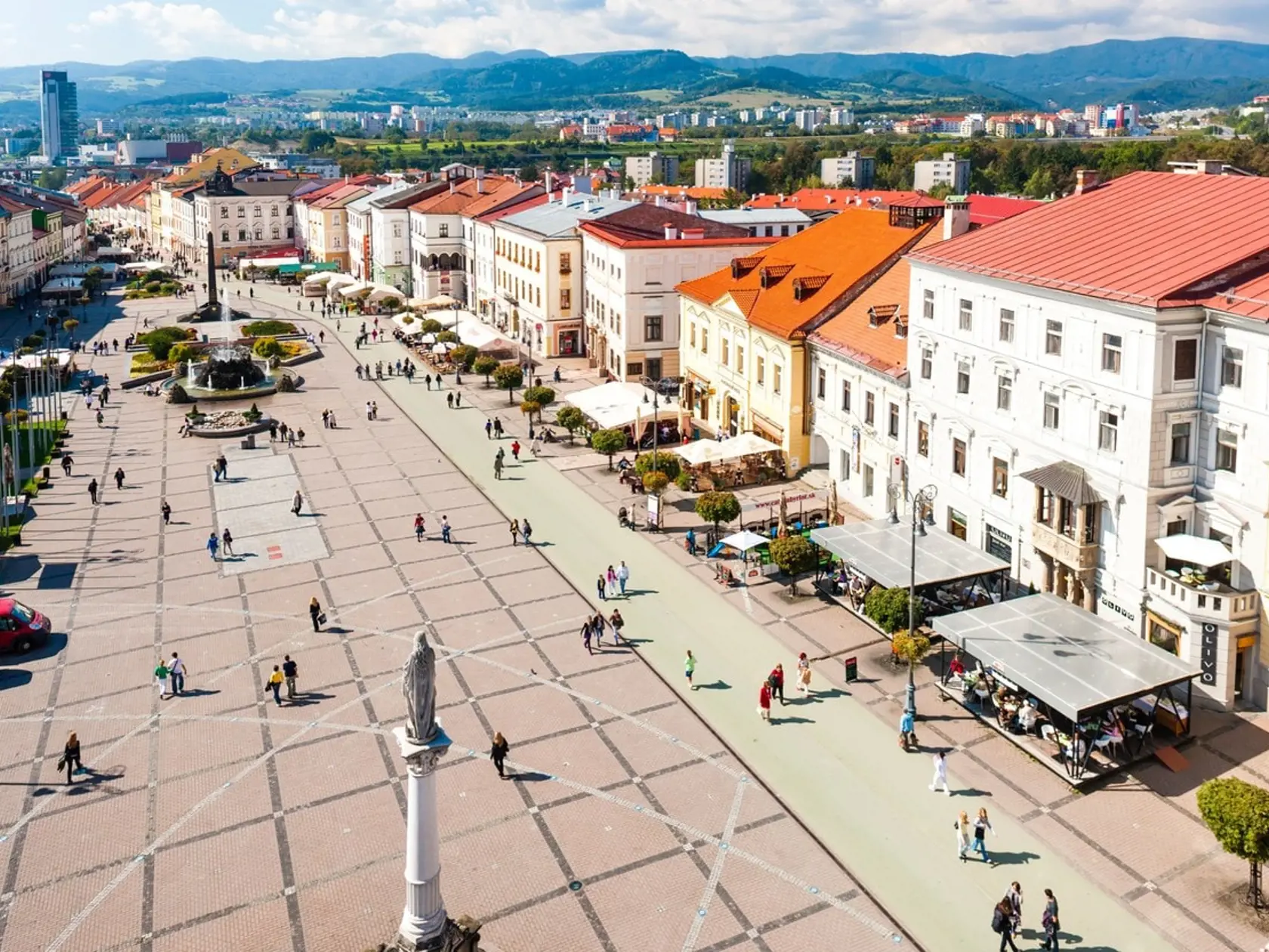 Centrum Banskej Bystrice.