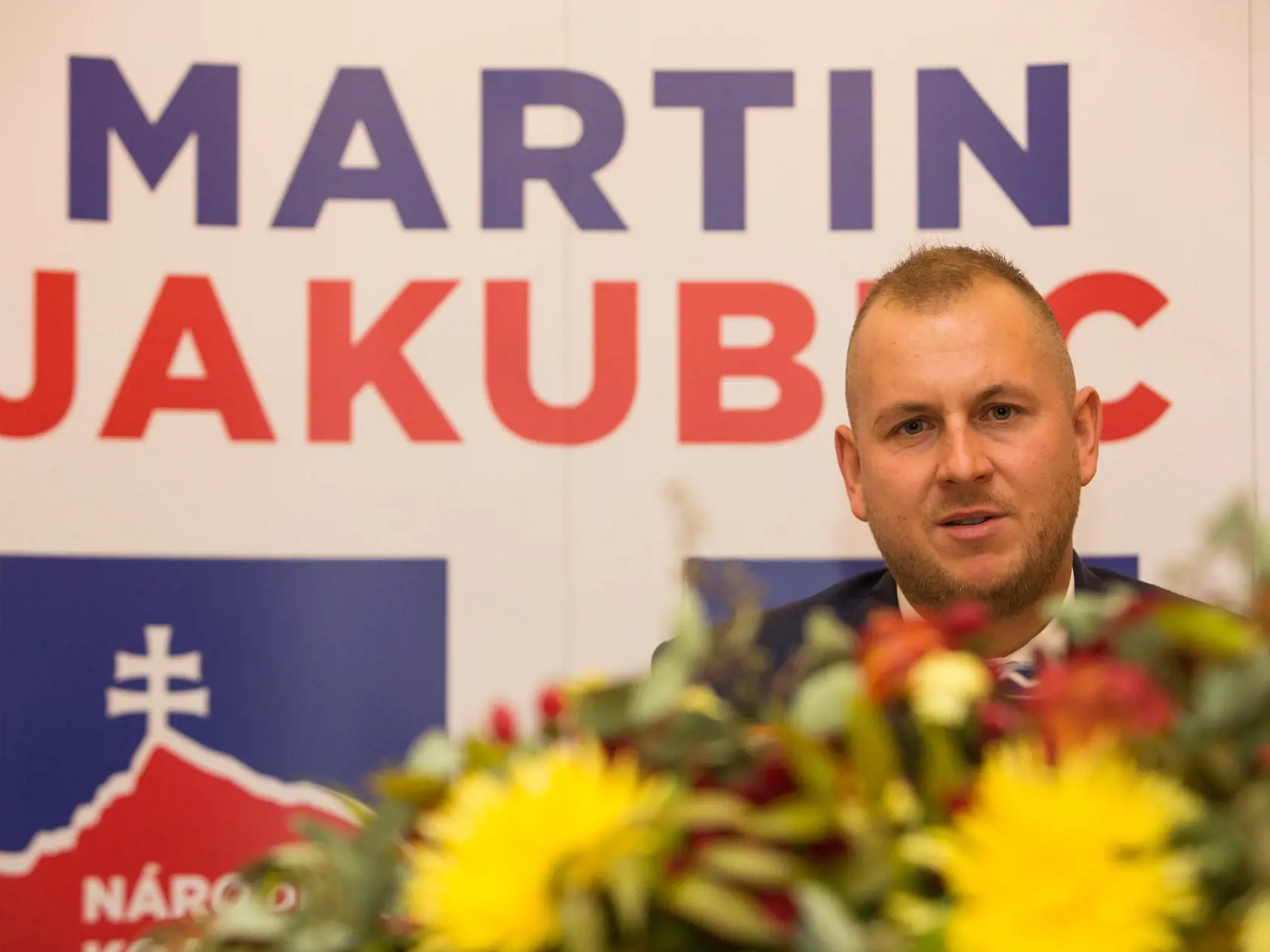 Tlacova konferencia Martina Jakubca v BVeratislavskom Hoteli Devin na ktorej oznamil vstup do politiky.
