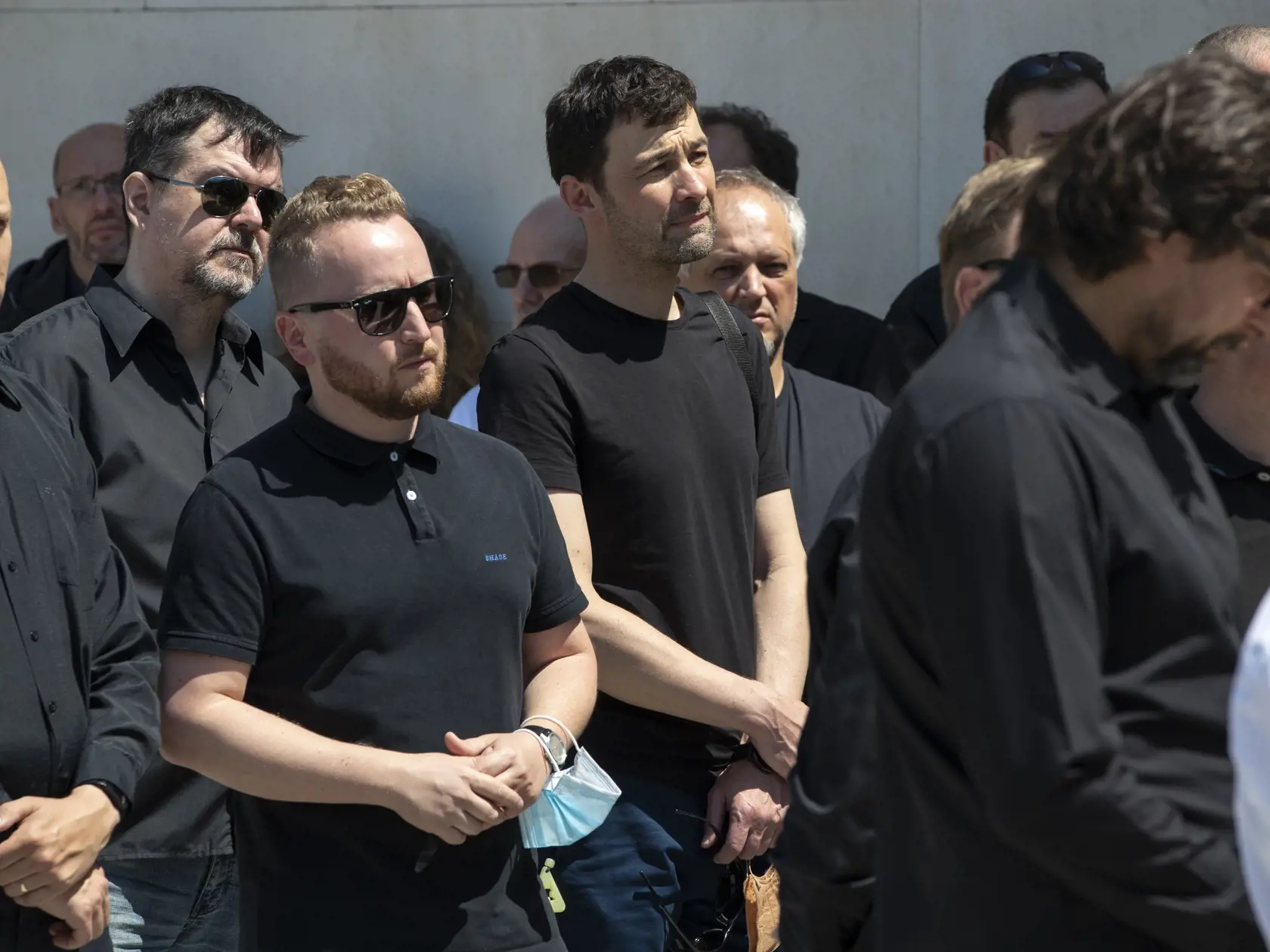 Posledná rozlúčka s moderátorom a rozhlasovým spíkrom Julom Viršíkom v bratislavskom krematóriu.