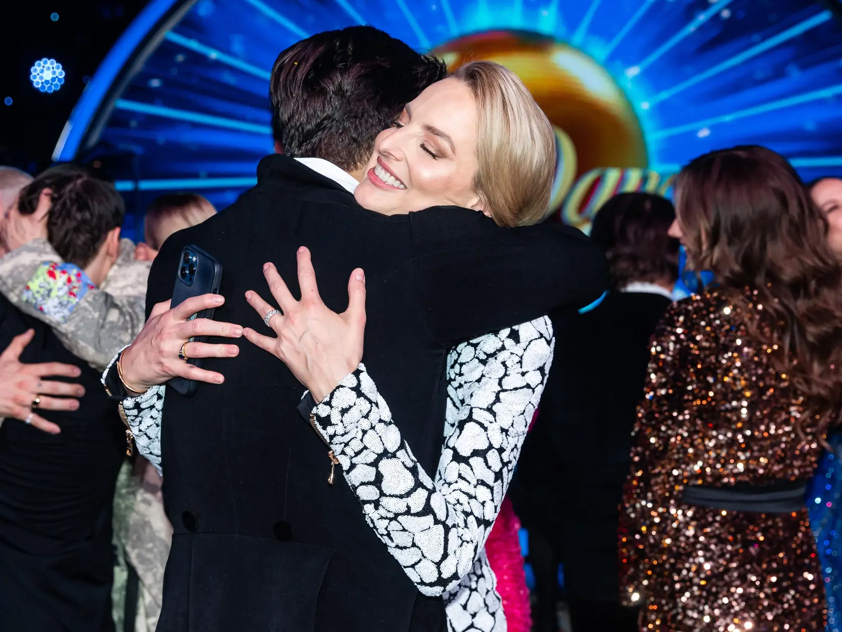Finále tanečnej súťaže celebrít “LET’S DANCE 2024” v Bratislave. Na snímke Jakub Jablonský a Michaela Kocianová.