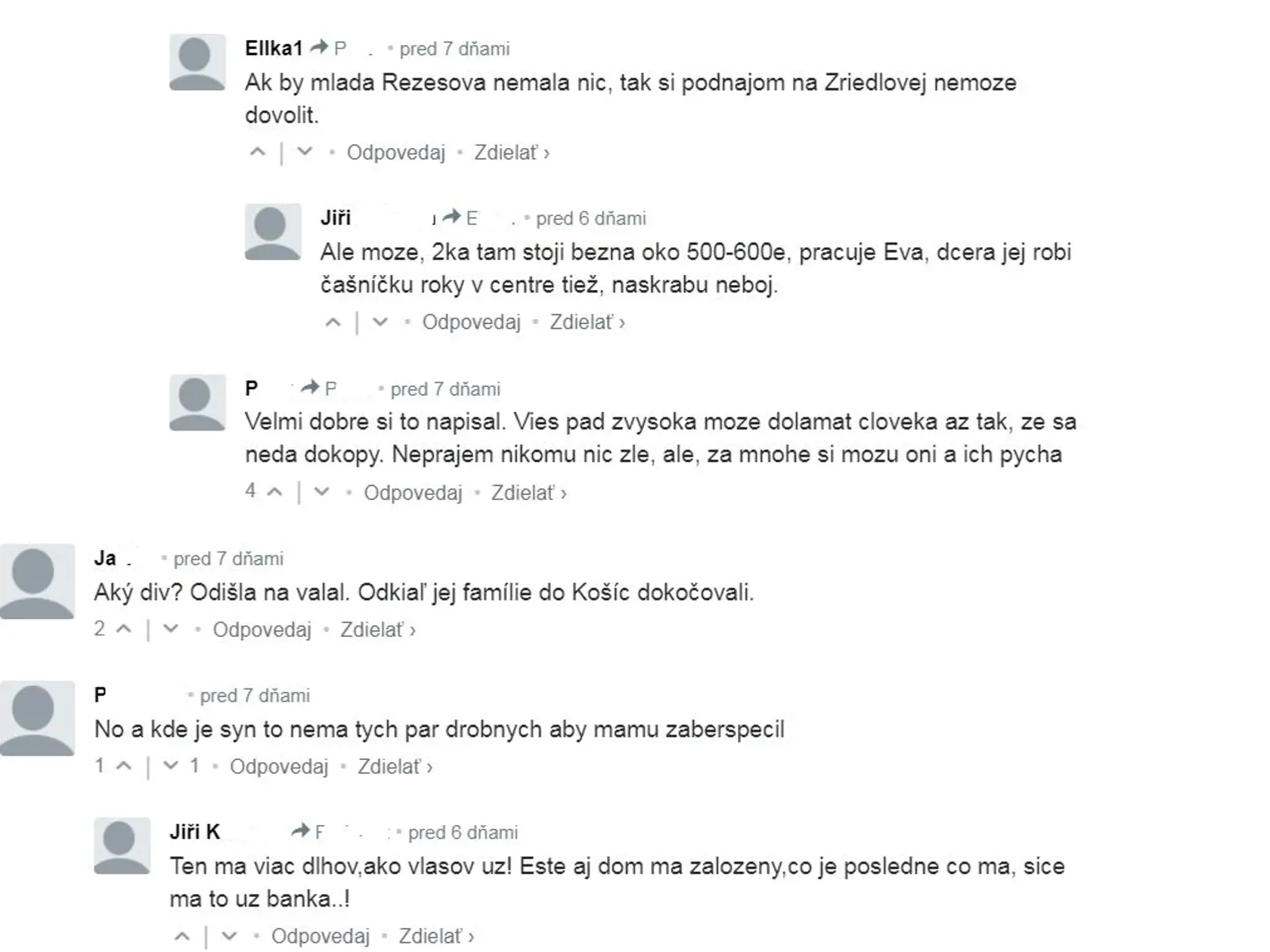 Niektorí komentátori majú zrejme viac informácii.