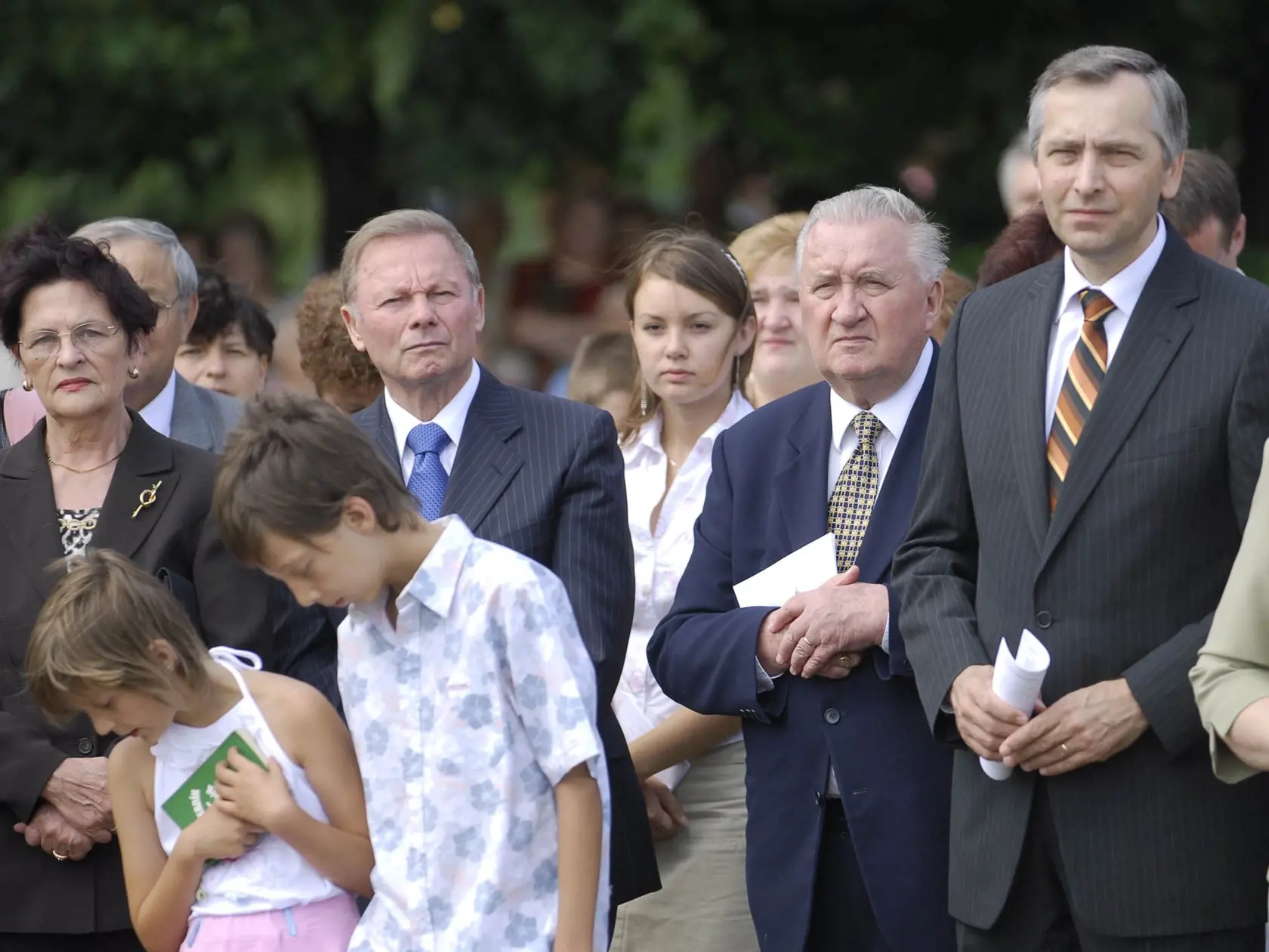 Manželia Schusterovci, Ján Figeľ, Michal Kováč na púti.