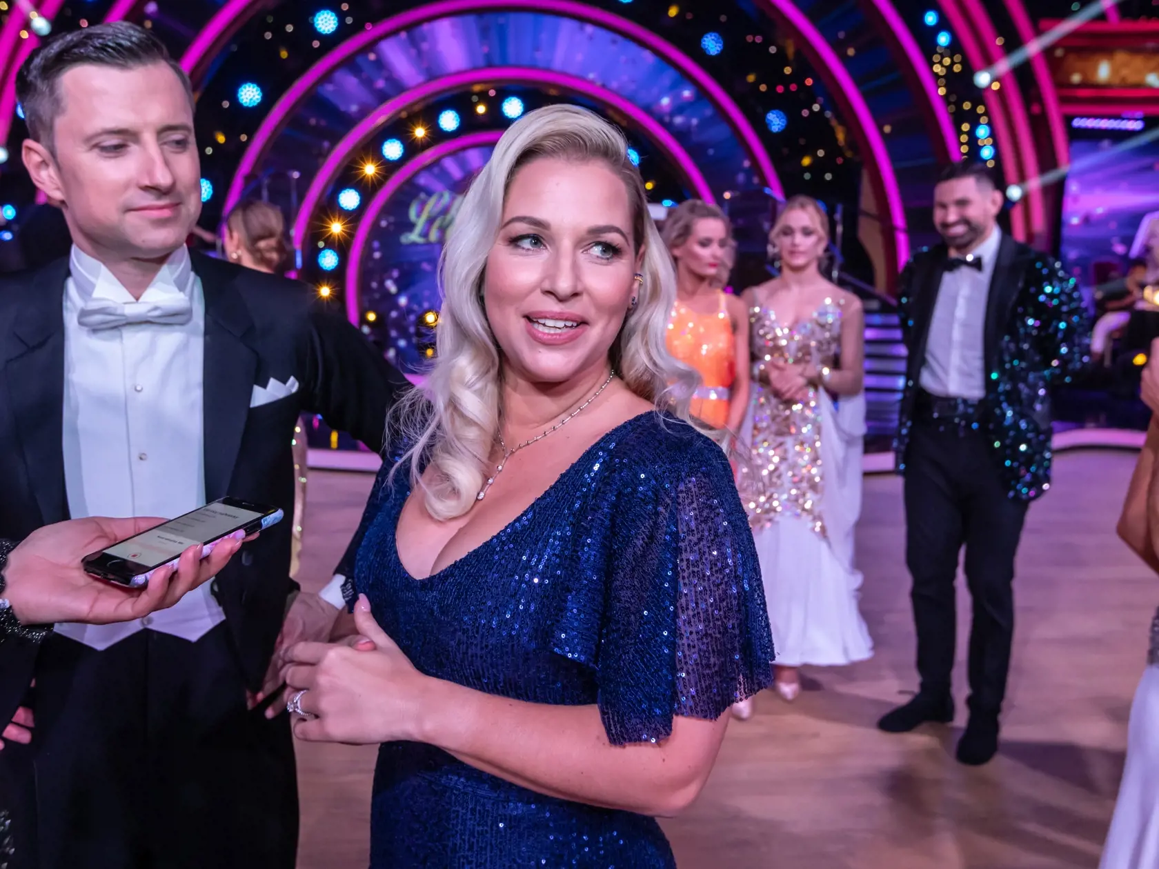 Dominika Cibulková počas prvého prenosu Let´s Dance. Napriek tomu, že bývalá tenistka doteraz nikdy netancovala, bola veľkým prekvapením večera.