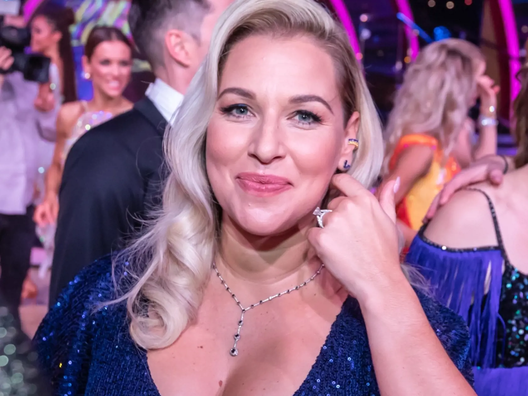 Dominika Cibulková počas prvého prenosu Let´s Dance. Napriek tomu, že bývalá tenistka doteraz nikdy netancovala, bola veľkým prekvapením večera.
