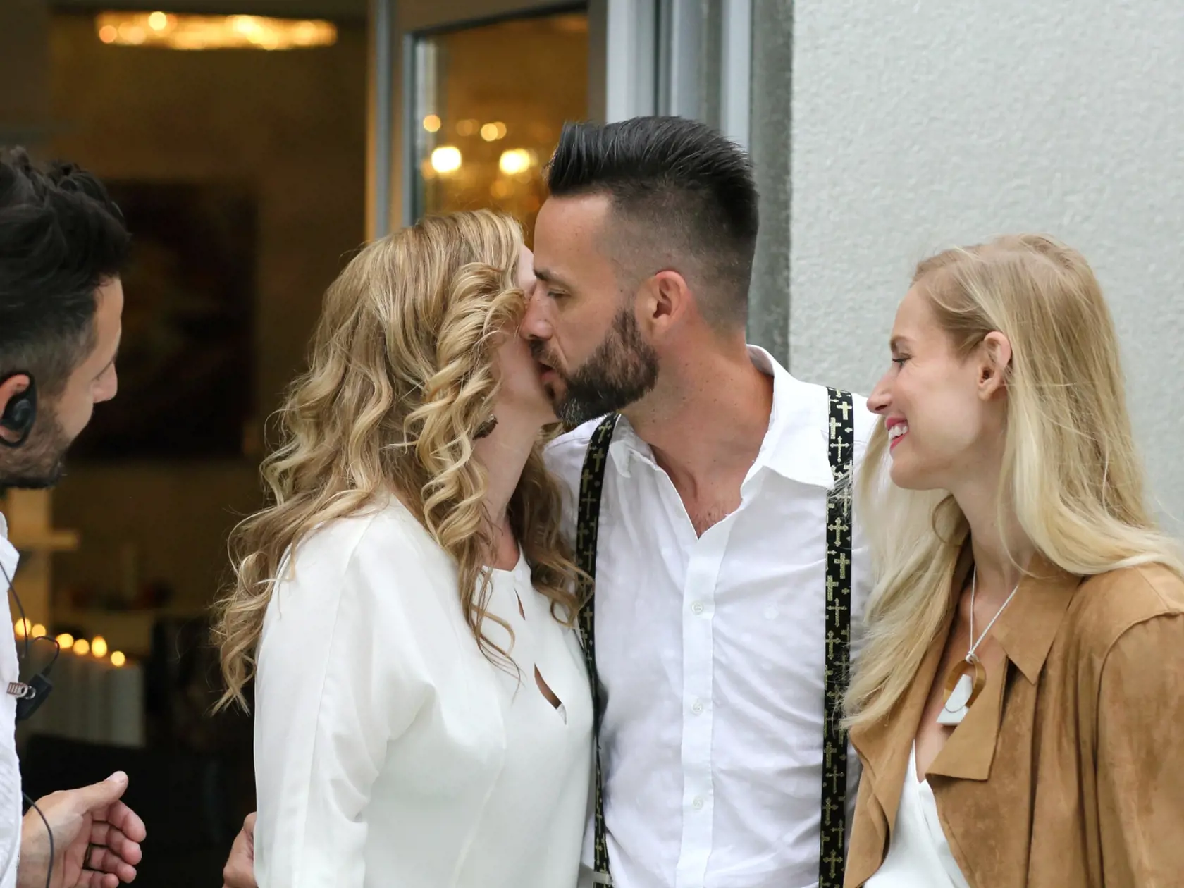 Juraško s Hagerovou sa na párty dobre bavili.
