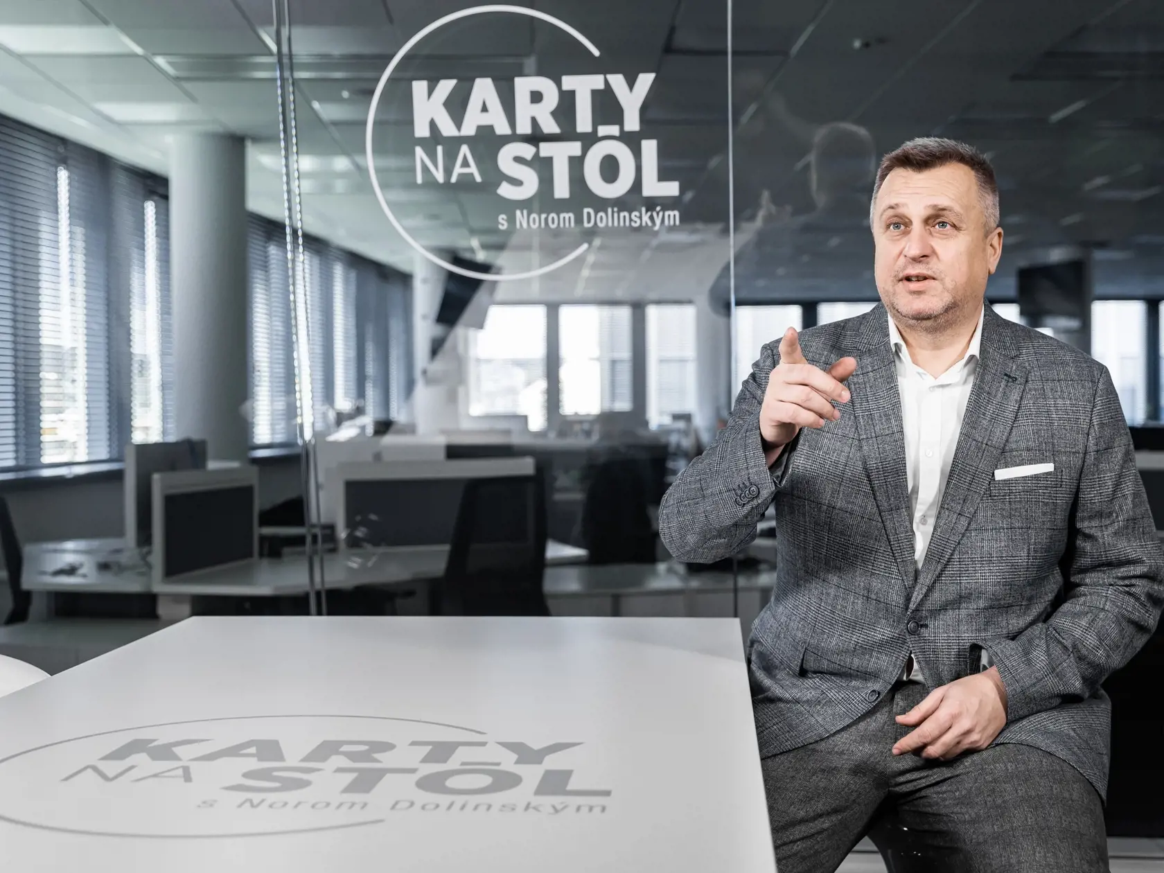 Diskusná relácia "Karty na stôl", ktorej hosťom bol Andrej Danko.