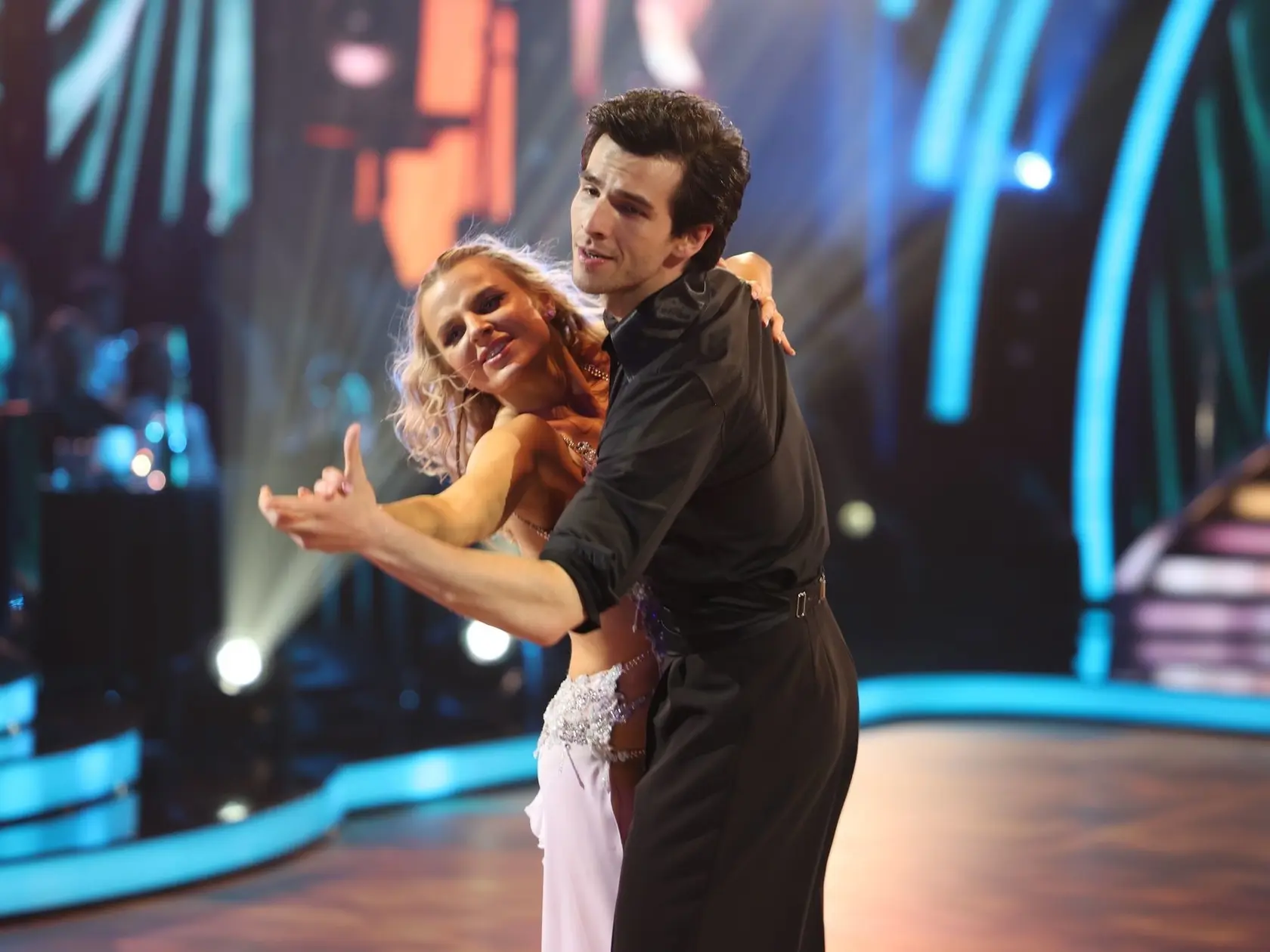 Siedme kolo Let's Dance. Na snímke Kristián Baran a Natália Horváthová.