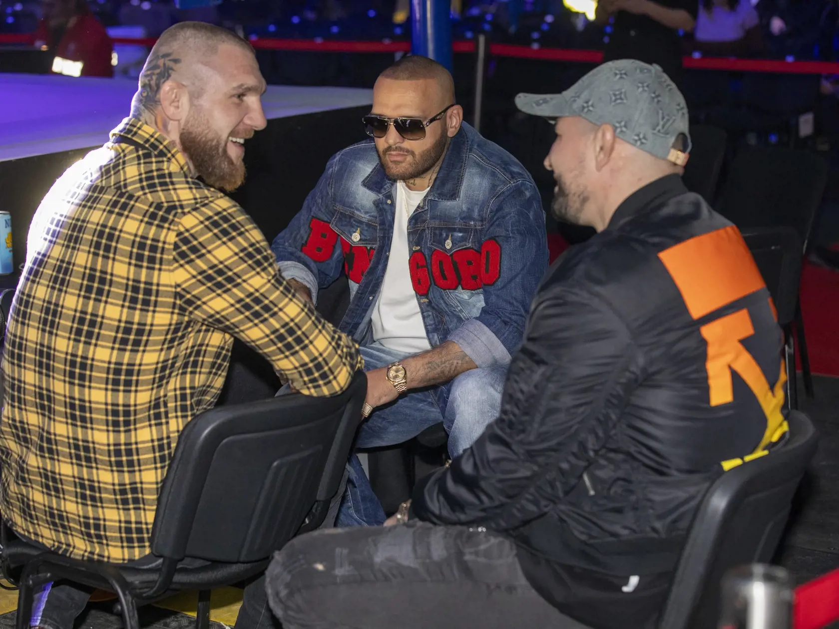  Na snímke je turnaj Fight Night Challenge na štadióne Ondreja Nepelu v Bratislave.
Patrik Vrbovský-Rytmus