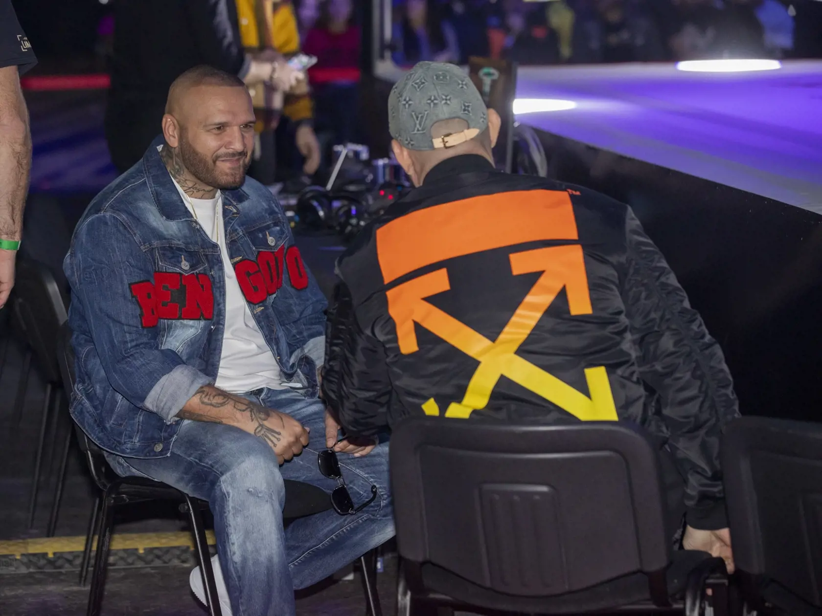  Na snímke je turnaj Fight Night Challenge na štadióne Ondreja Nepelu v Bratislave.
Patrik Vrbovský-Rytmus