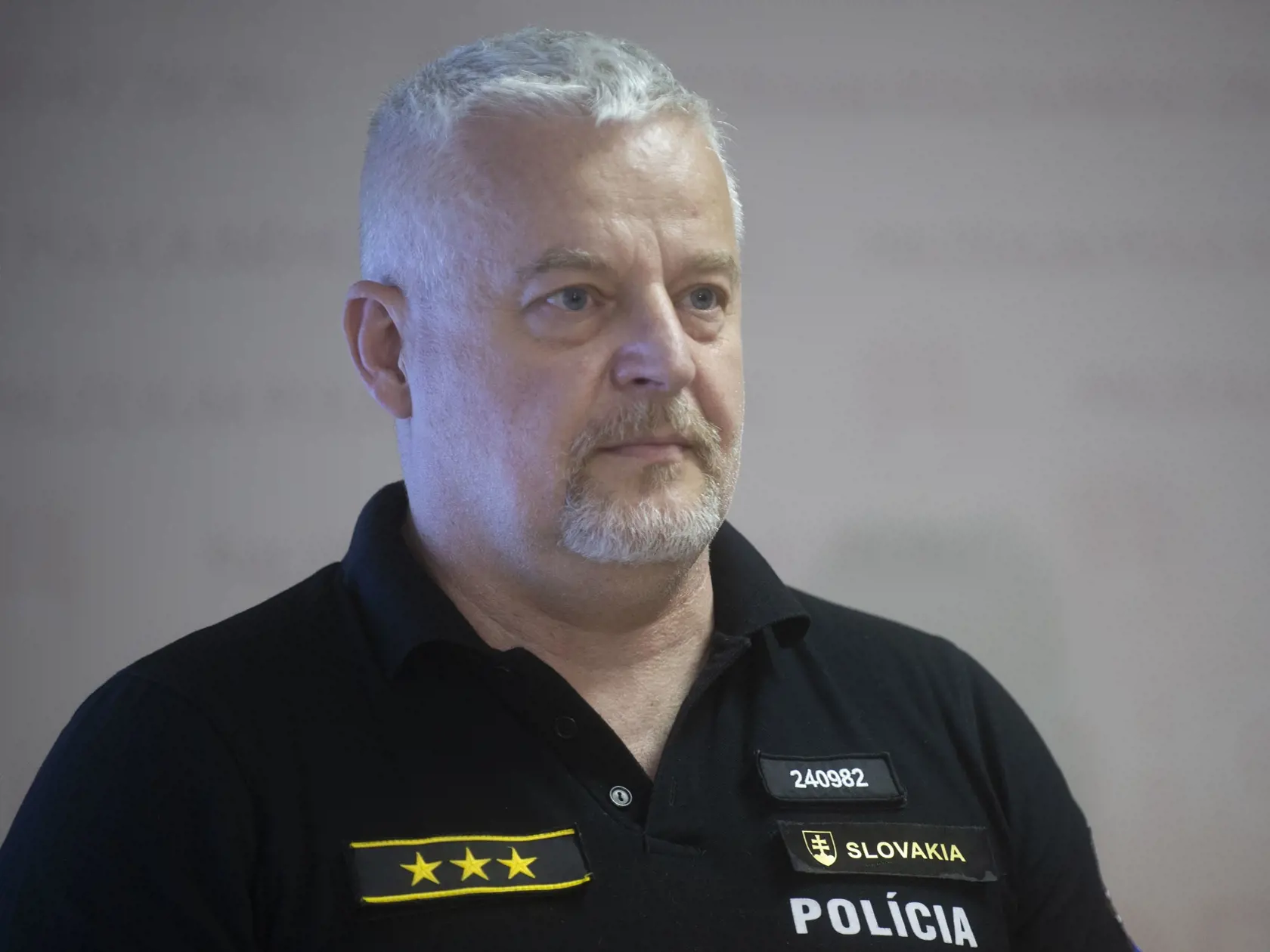 Na snímke policajný prezident Ľubomír Solák.