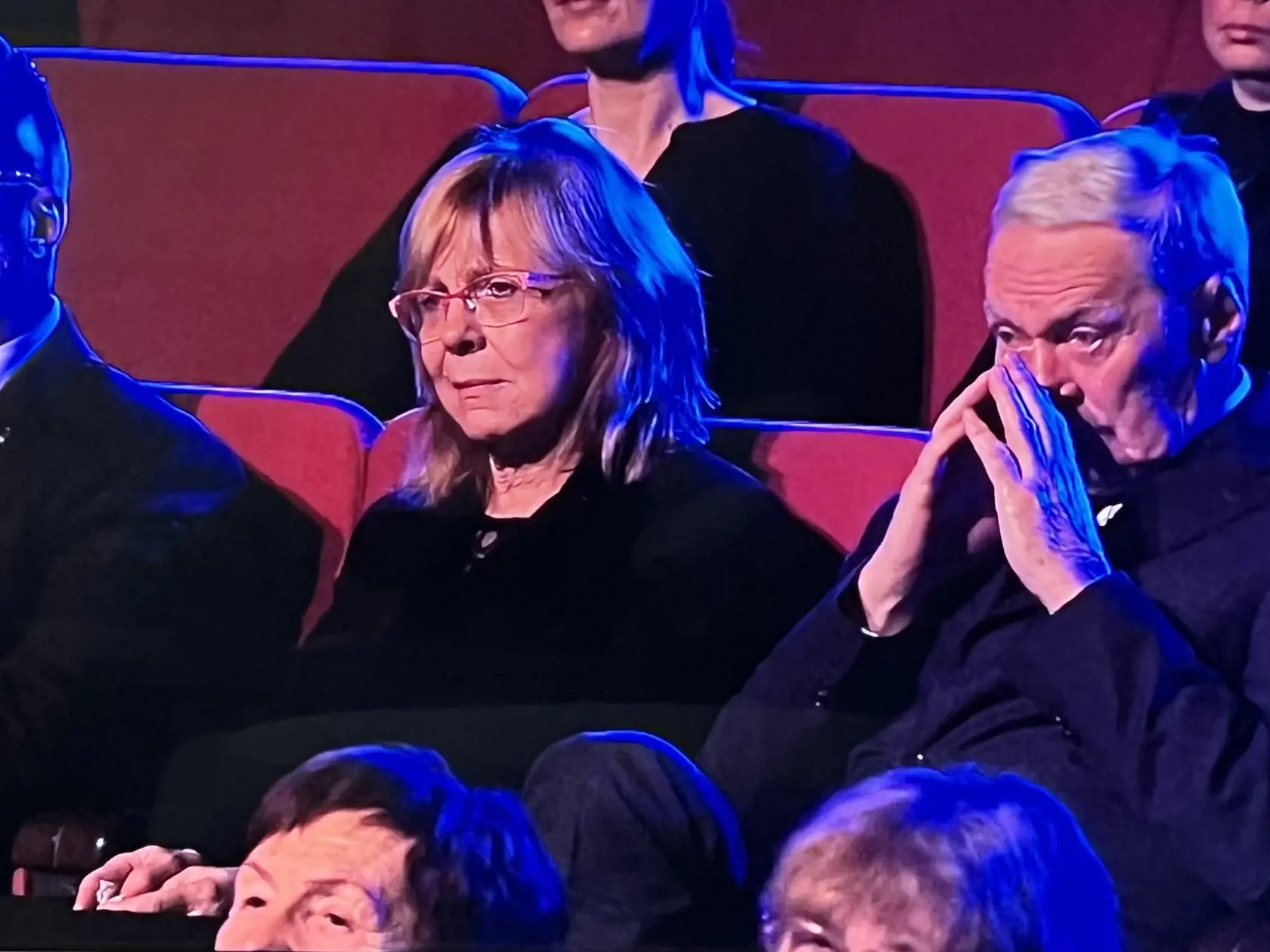 V hľadisku sedeli deti Maríny Kráľovičovej - Na zábere dcéra Jana.