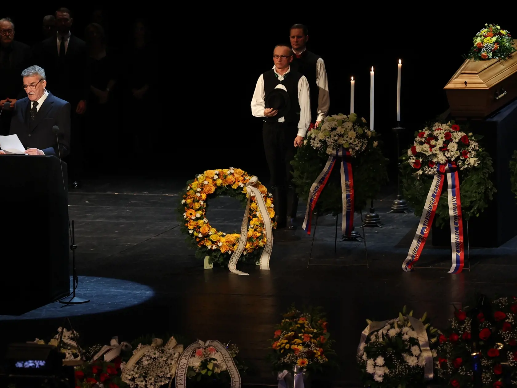 Príhovor mal Martin Huba.