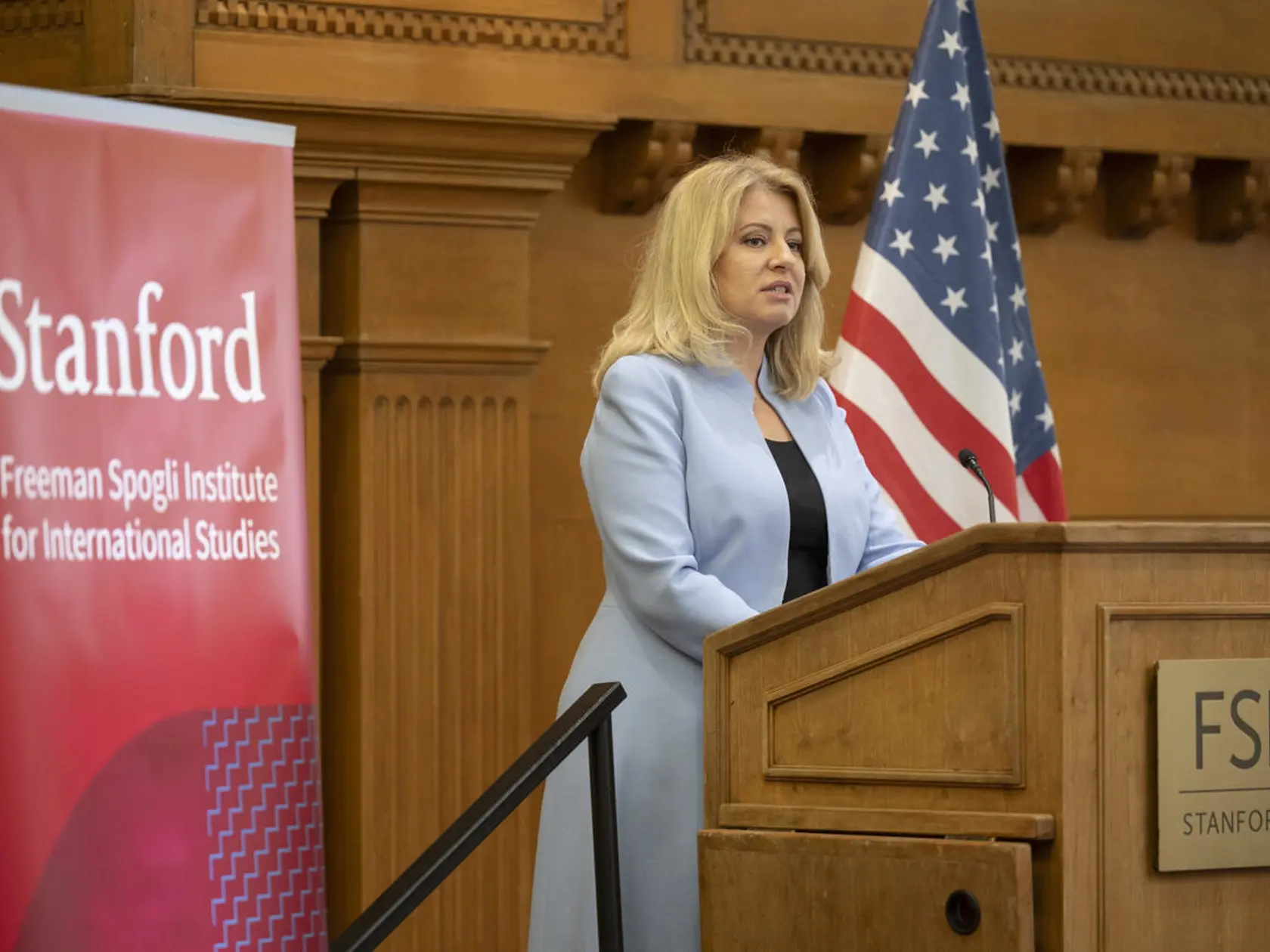 Zuzana Čaputová na pôde Stanfordu prednášala už vo februári tohto roka