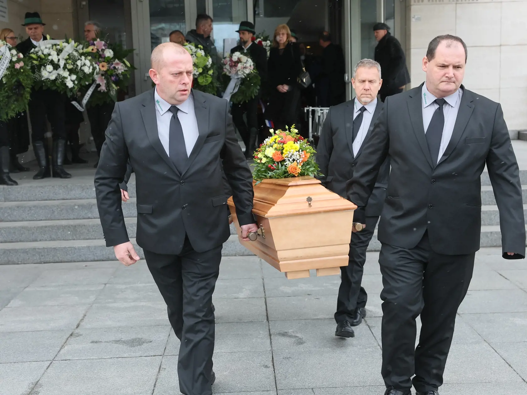 Herci odprevadili Marínu na jej poslednej ceste.
