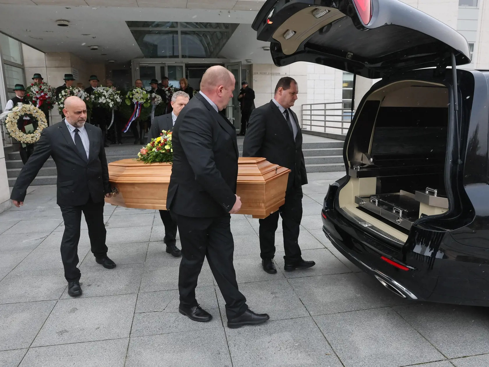 Herci odprevadili Marínu na jej poslednej ceste.
