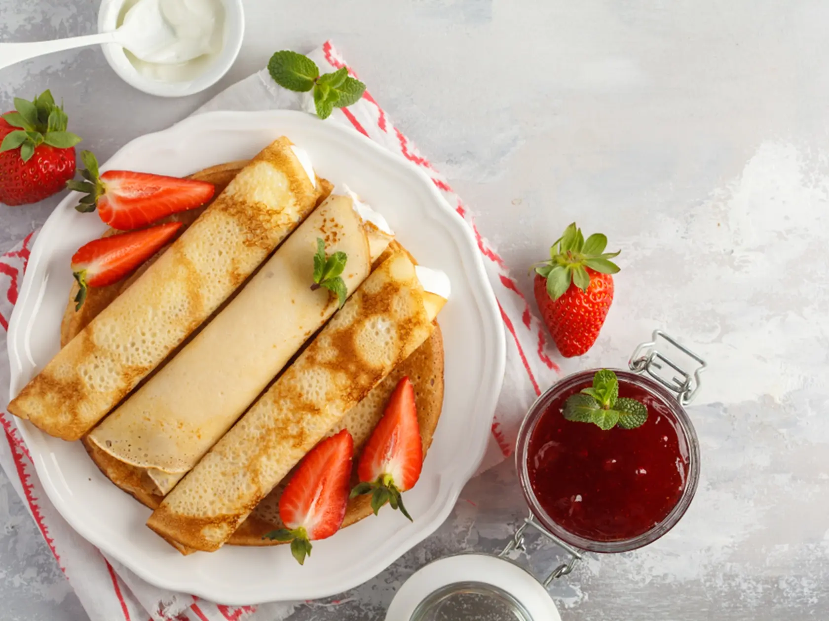 Recept na tvarohové palacinky.