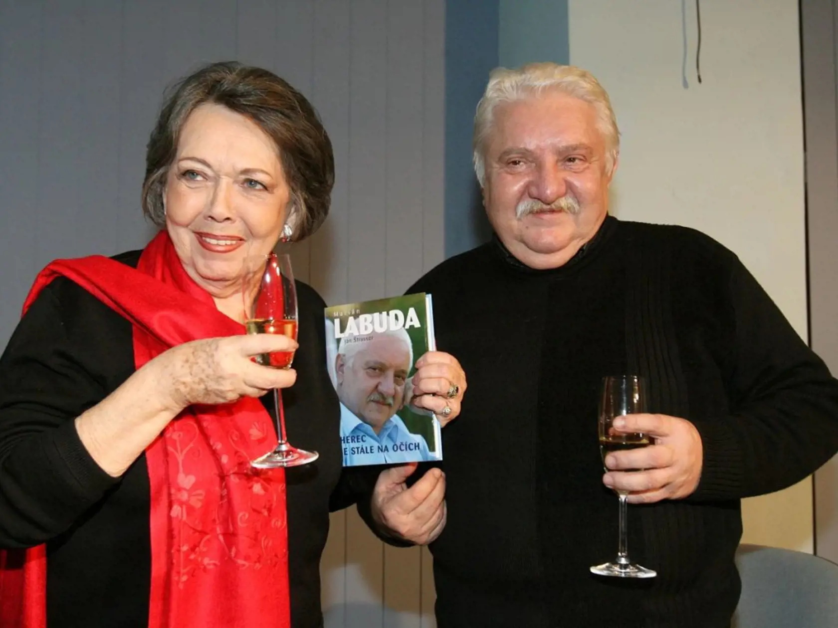Jiřina Jirásková (†81) a Marián Labuda.