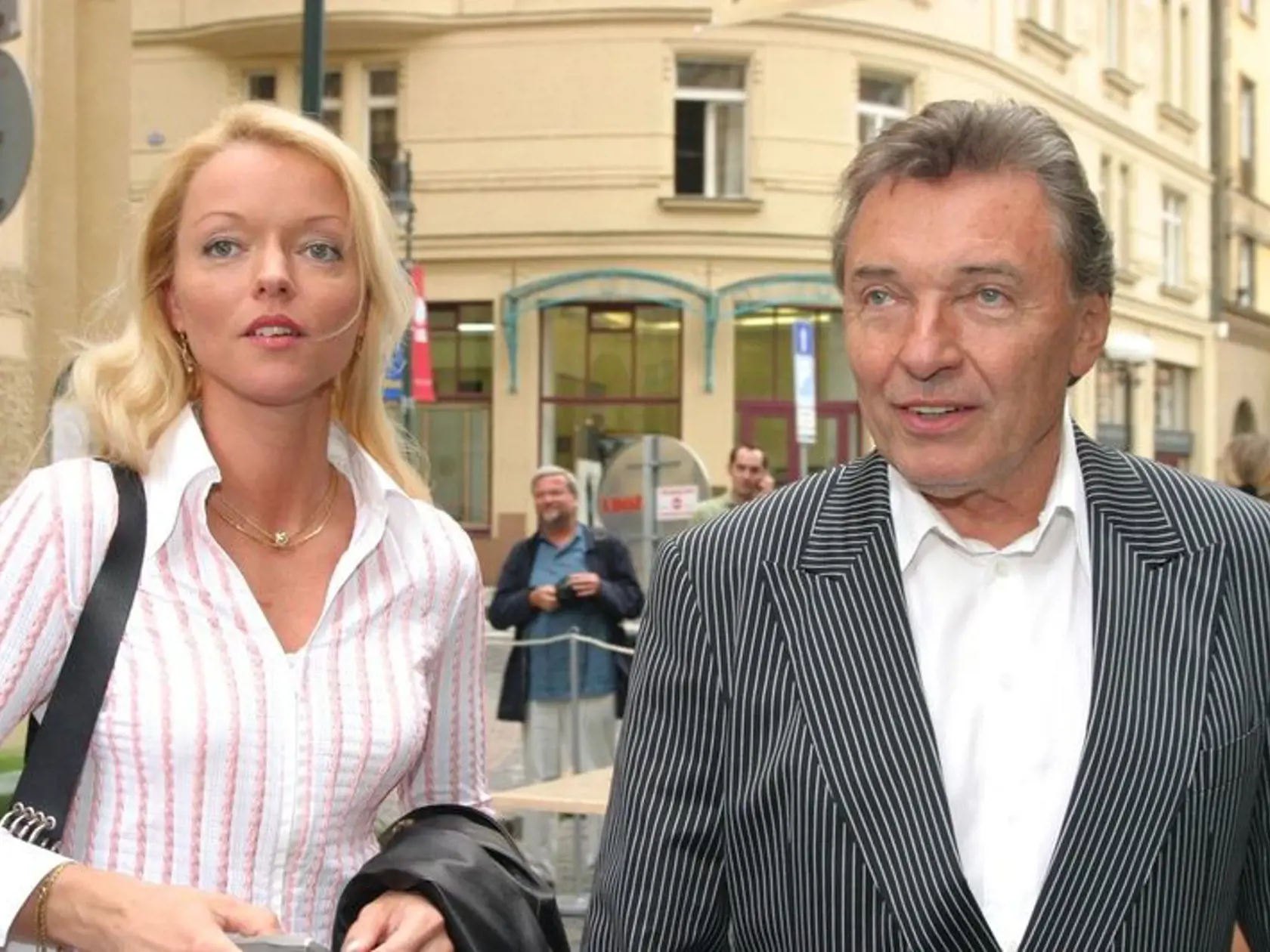 Karel Gott so svojou najstaršou dcérou Dominikou.