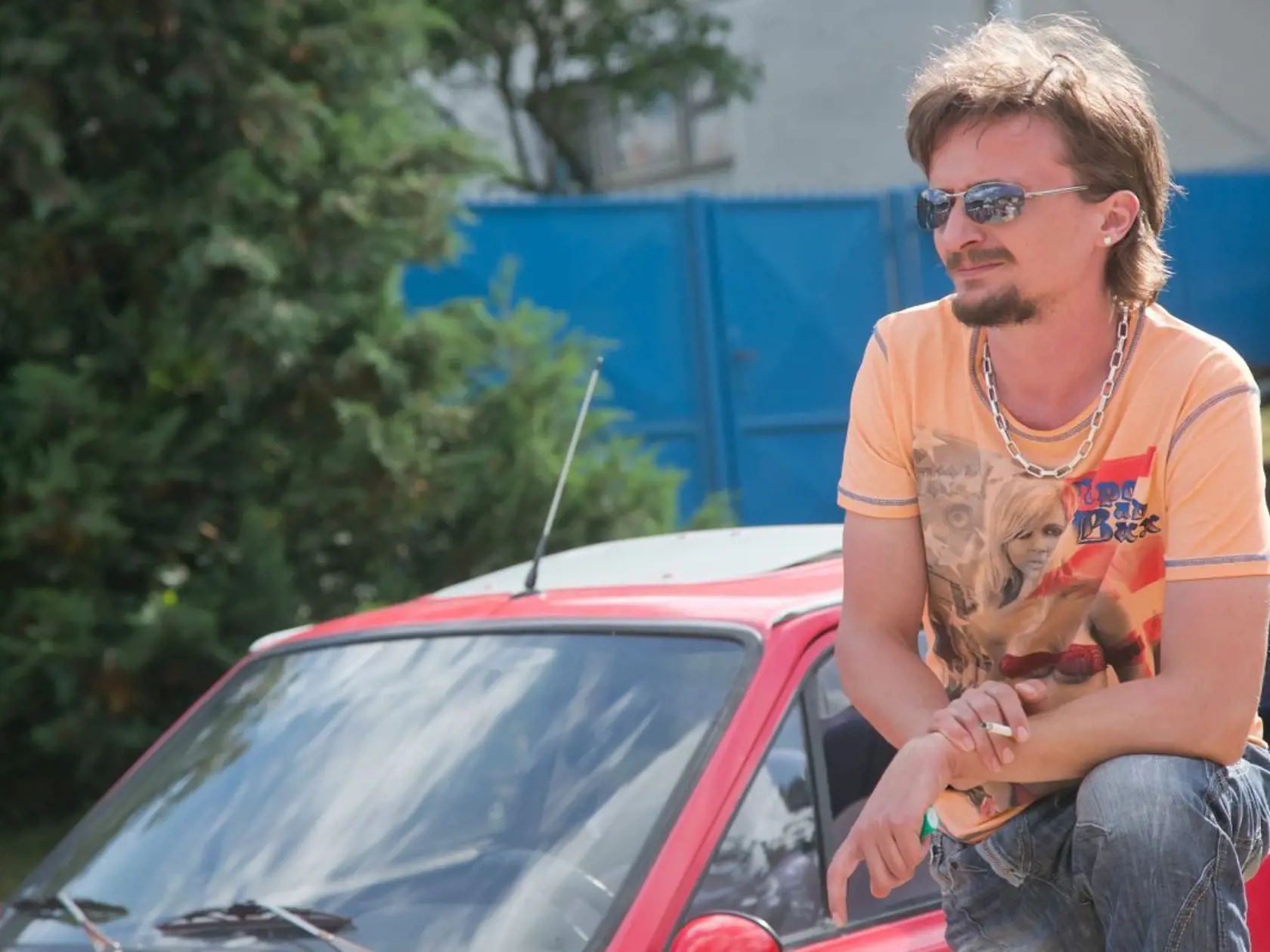 Dano Heriban sa do červeného autíčka okamžite zamiloval.