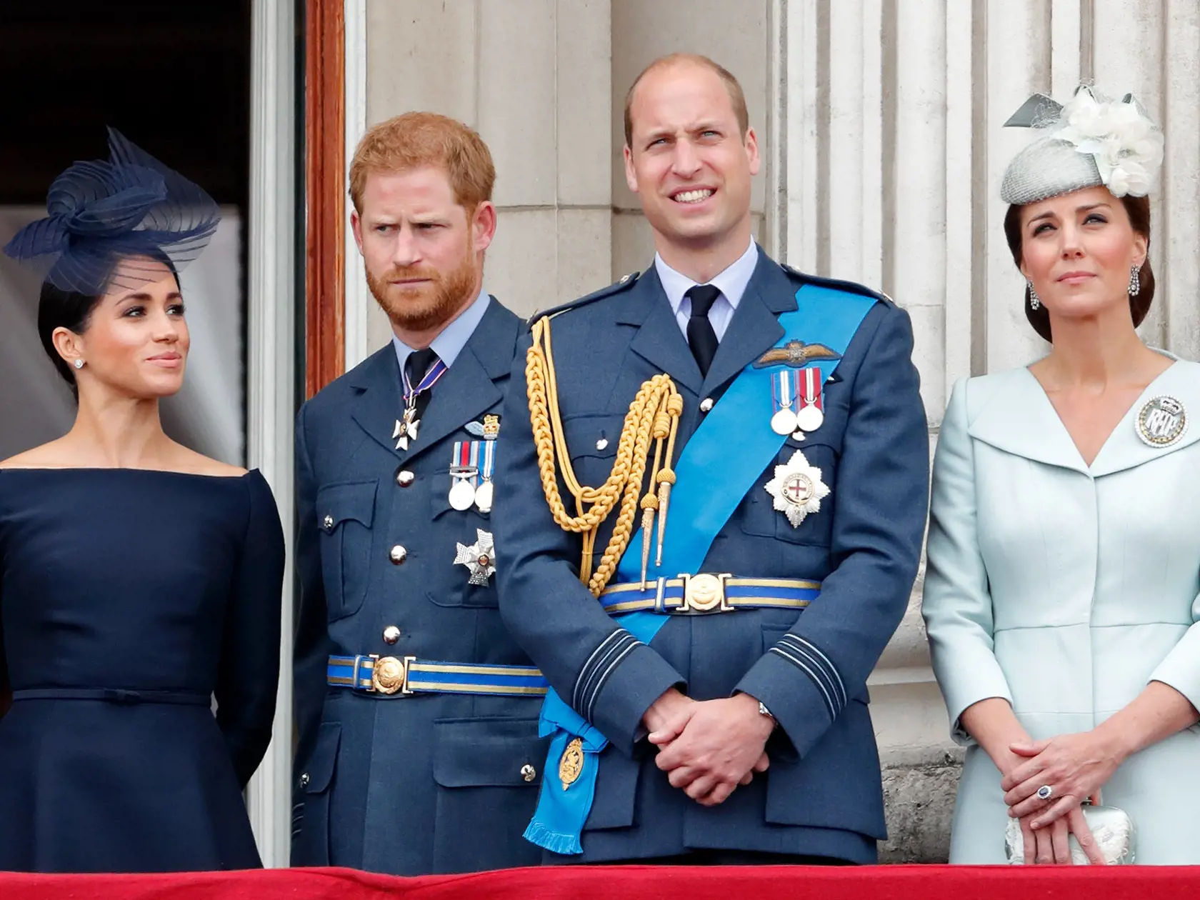 Vojvodkyňa Kate a princ William spolu s vojvodkyňou Meghan a princom Harrym