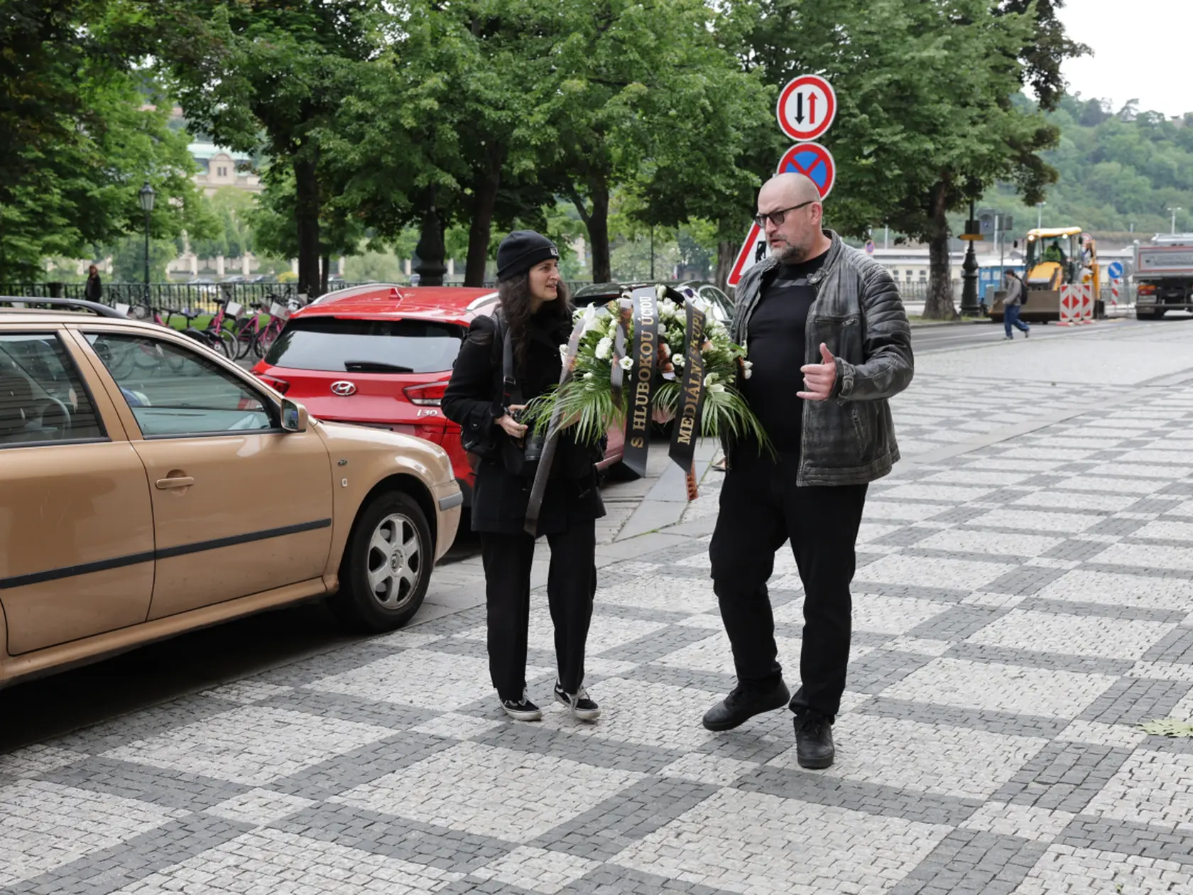 Posledná rozlúčka s Jiřím Bartoškom (†78) v pražskom Rudolfine.
