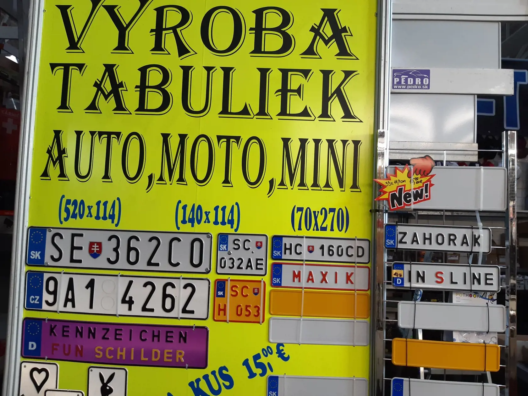 Na výstave vám vyrobia značku, akú si poviete.