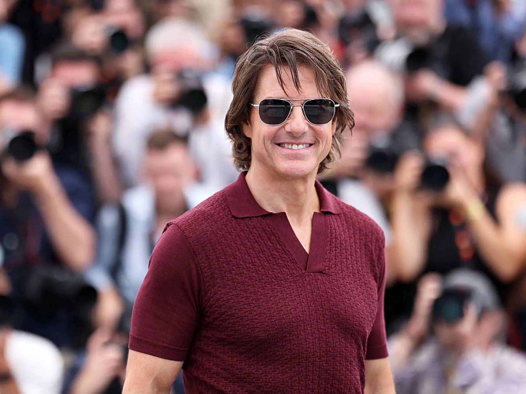 Tom Cruise na premiére Mission Impossible - The Final Reckoning v Cannes. Očaril celý festival.