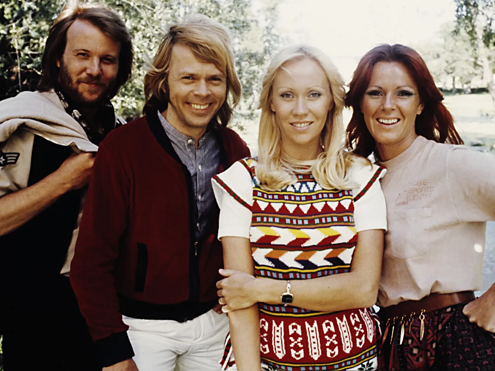 (Eingeschränkte Rechte für bestimmte redaktionelle Kunden in Deutschland. Limited rights for specific editorial clients in Germany.) Pop-Band, Schweden, Gruppenbild - 1977   (Photo by ullstein bild via Getty Images)
