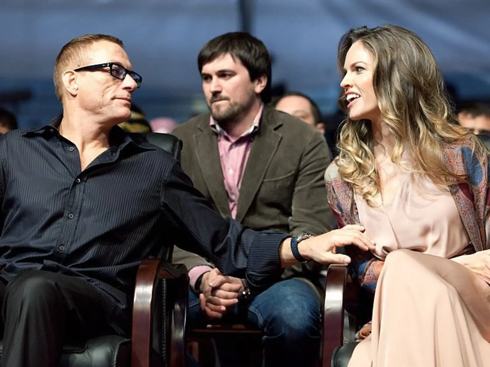 Hilary Swank a Jean Claude Van Damme