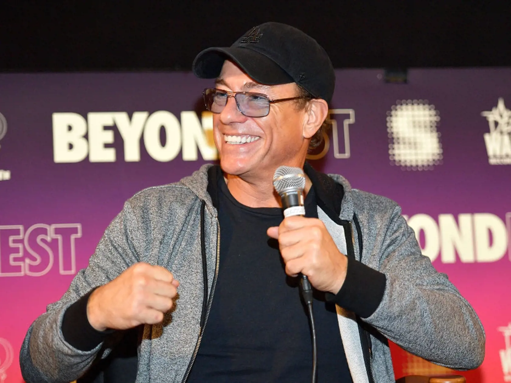 Jean-Claude Van Damme na jednej z akcii.