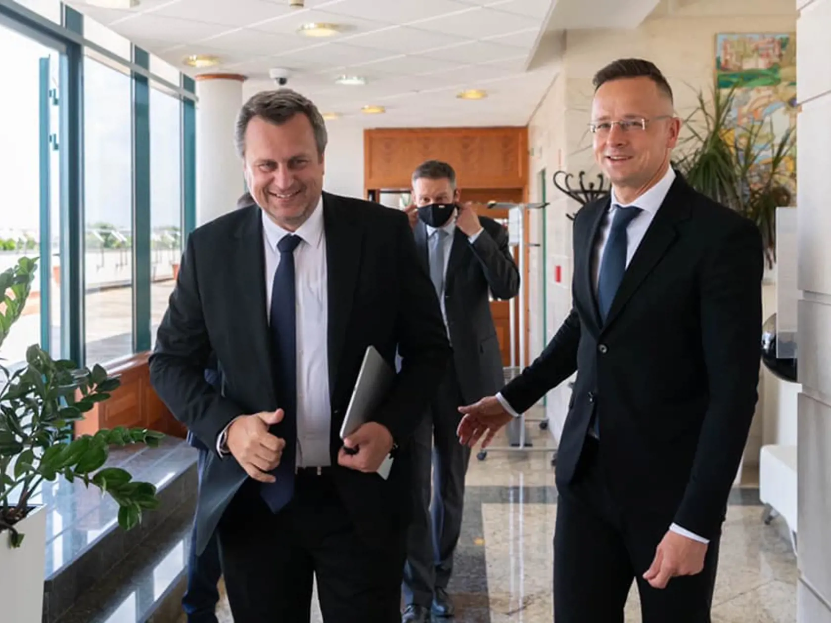 Andrej Danko - šéf SNS na návšteve v Budapešti
