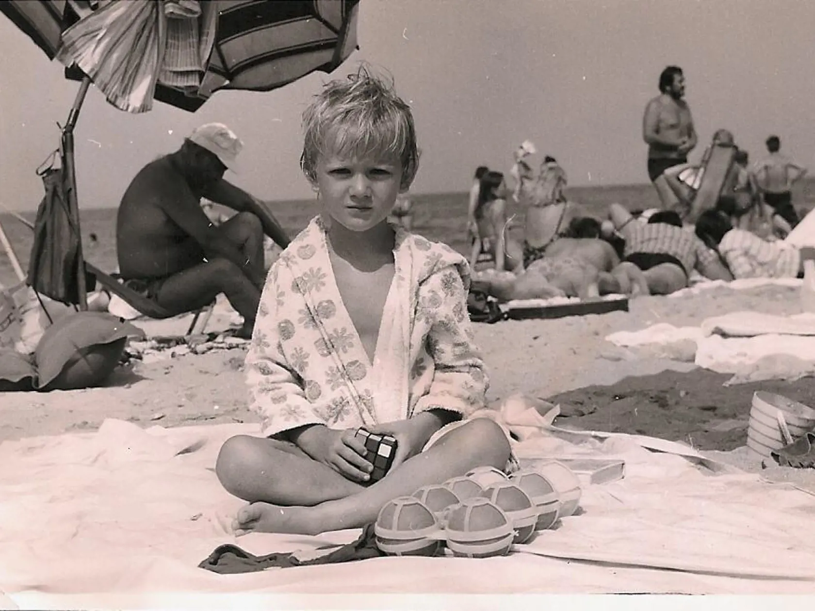 Malý Mirko Beblavý na dovolenke v Bulharsku (1981).