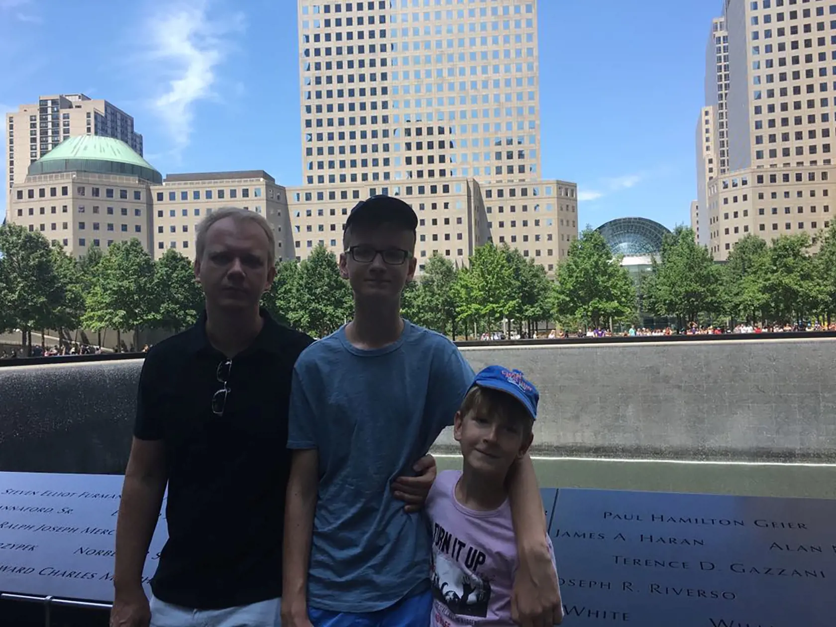 Ground zero: Otec so synmi si urobili výlet do USA.