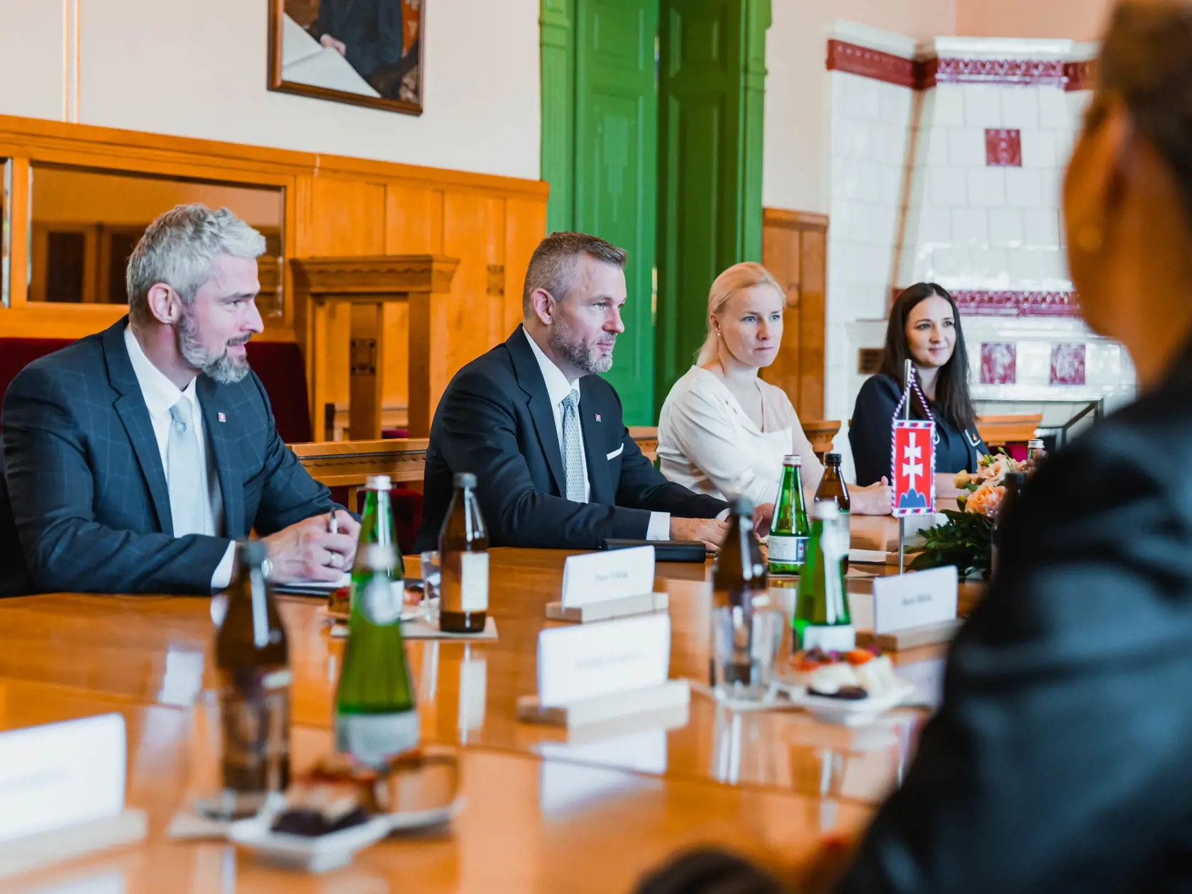 Návšteva Petra Pellegriniho u košického župana Rastislava Trnku.