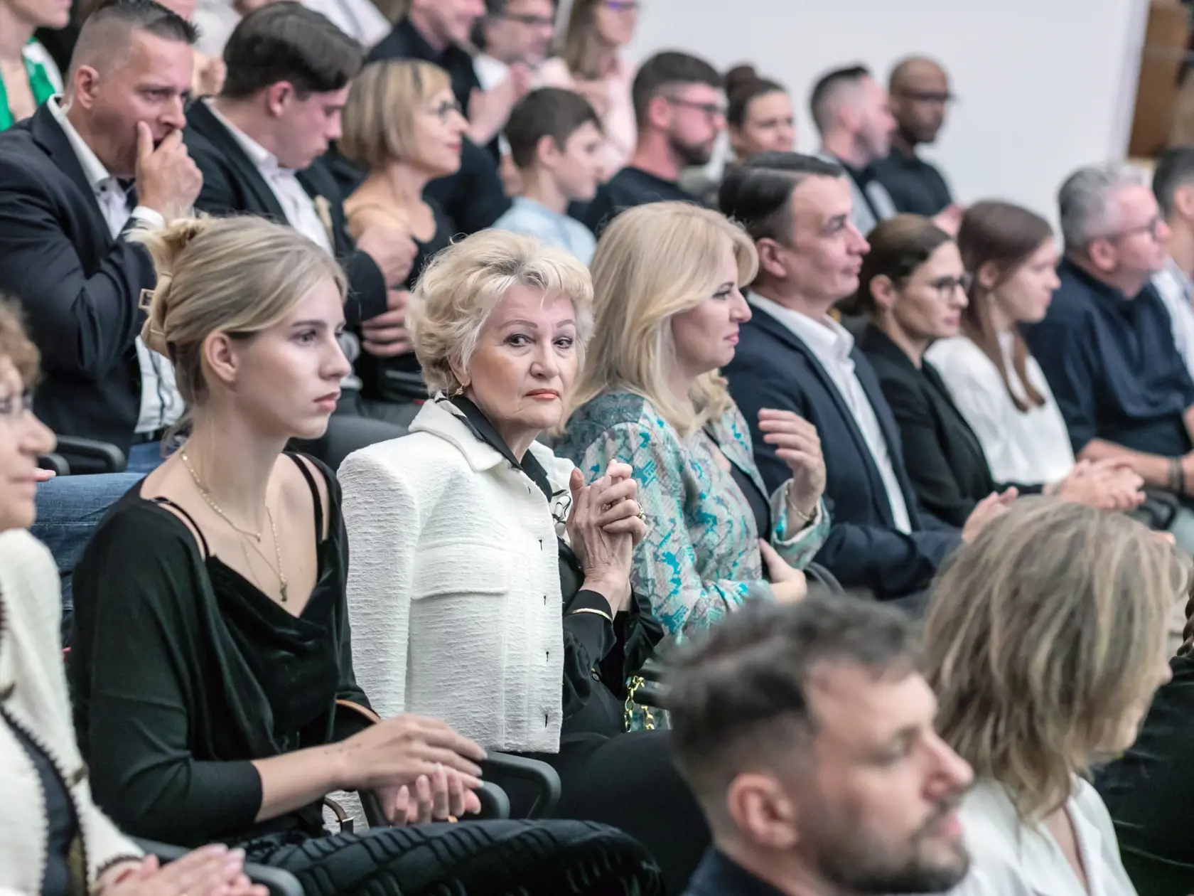Na snímke prezidentka SR Zuzana Čaputová na premiére filmu Šťastný človek v SNG. 