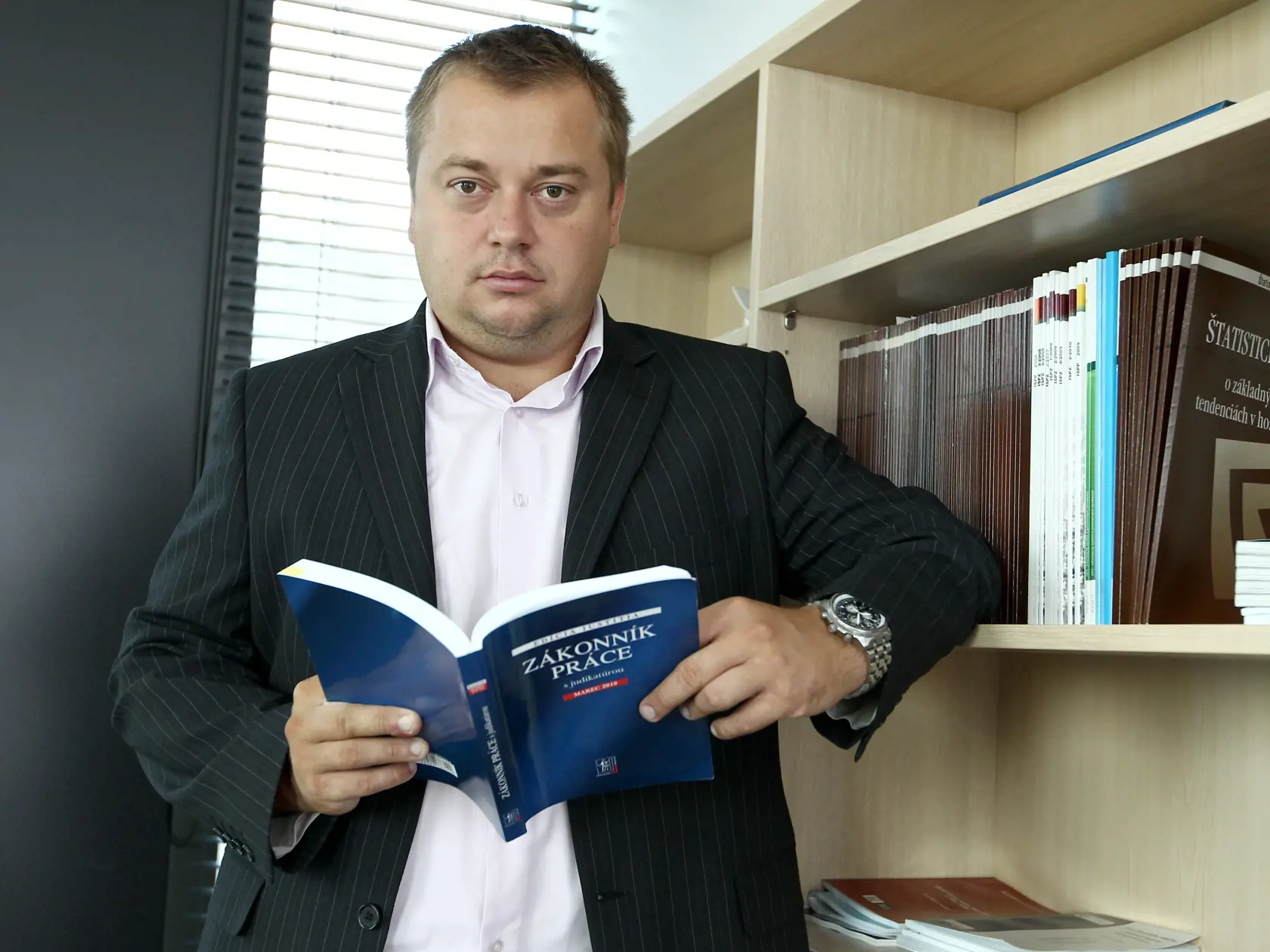 Na snímke je Martin Hošták.