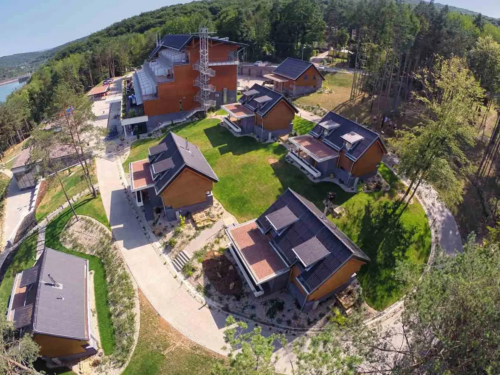 Apartmánové domy hotela Zelená lagúna Domaša.
