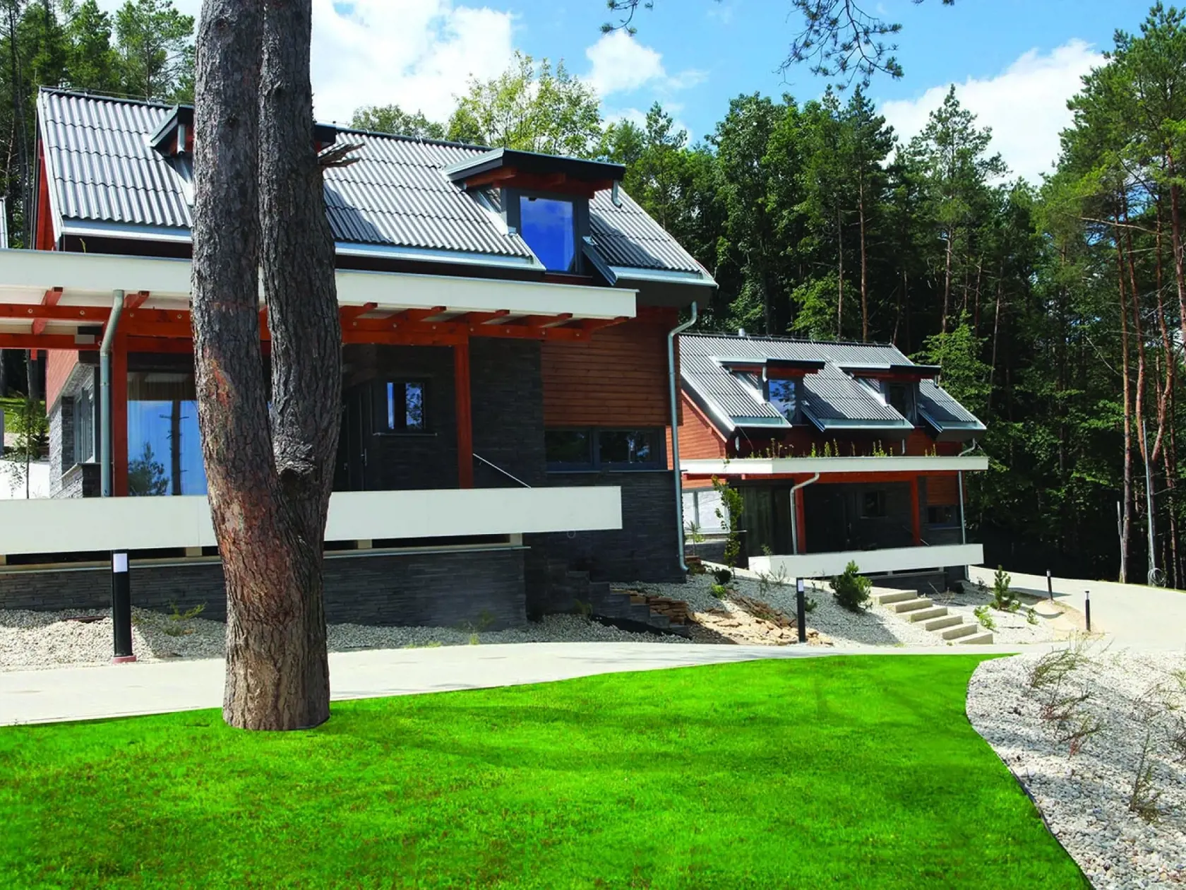 Apartmánový dom hotela Zelená lagúna.