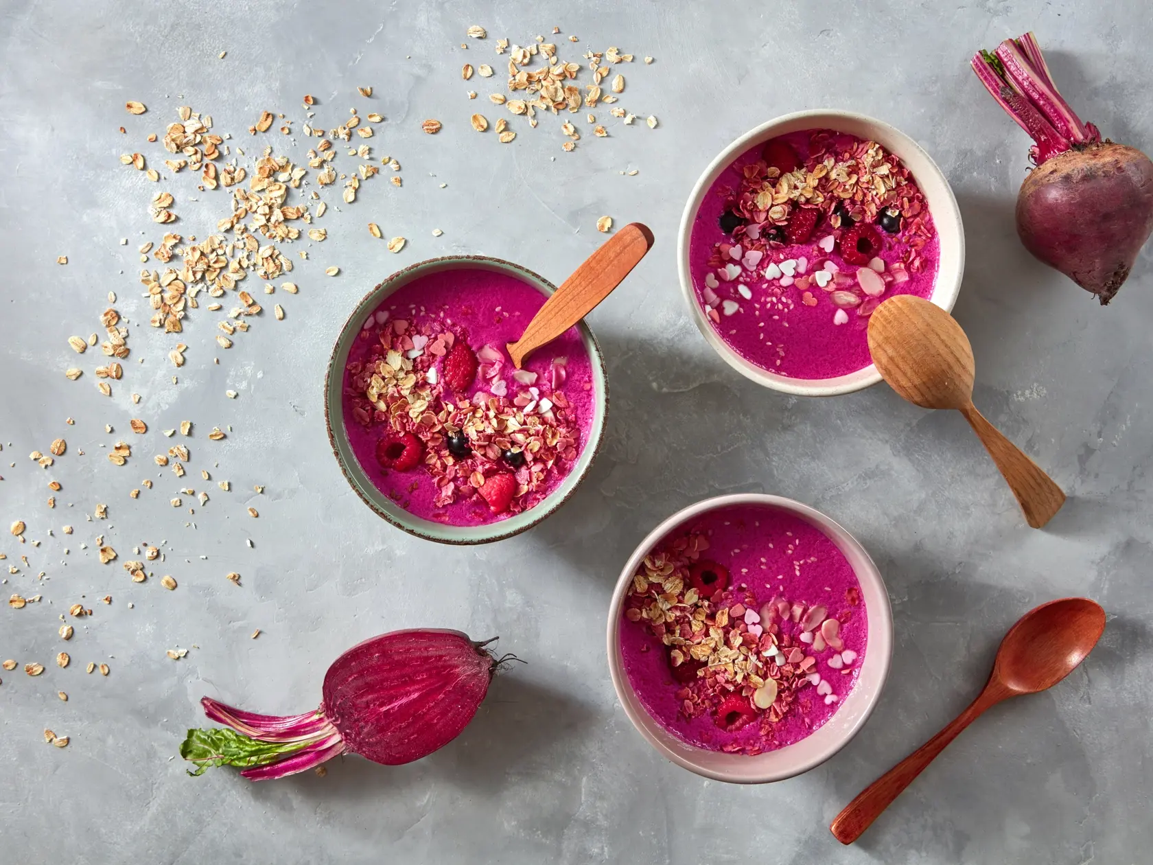 Cviklová smoothie miska