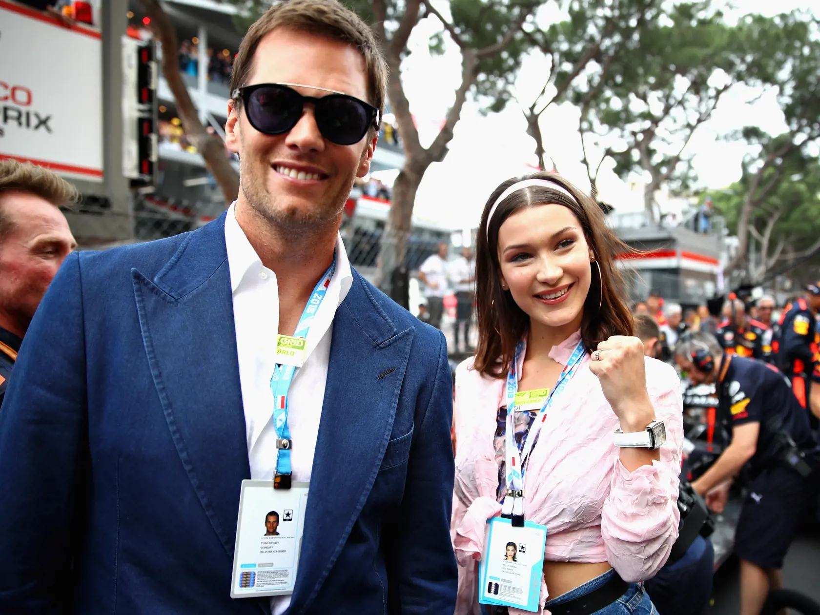 Supermodelka Bella Hadid s hviezdou amerického futbalu Tomom Bradym.