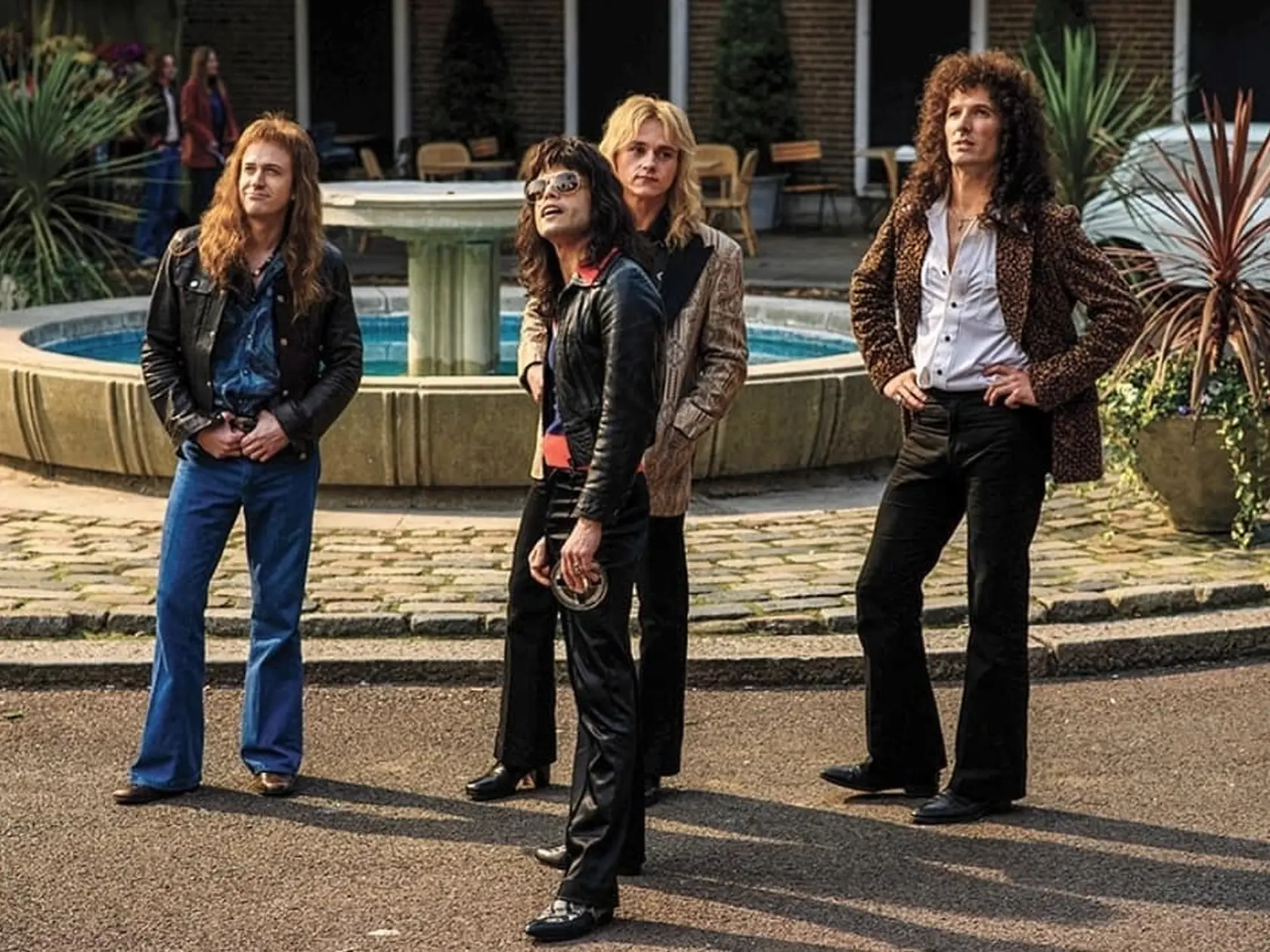 Bohemian Rhapsody, Joseph Mazzello, Ben Hardy, Rami Malek, Gwilym Lee