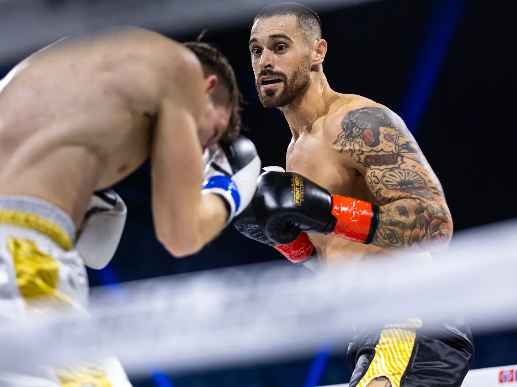 Fight Night Challenge 7 v Bratislave. Na snímke Adam Sedro.